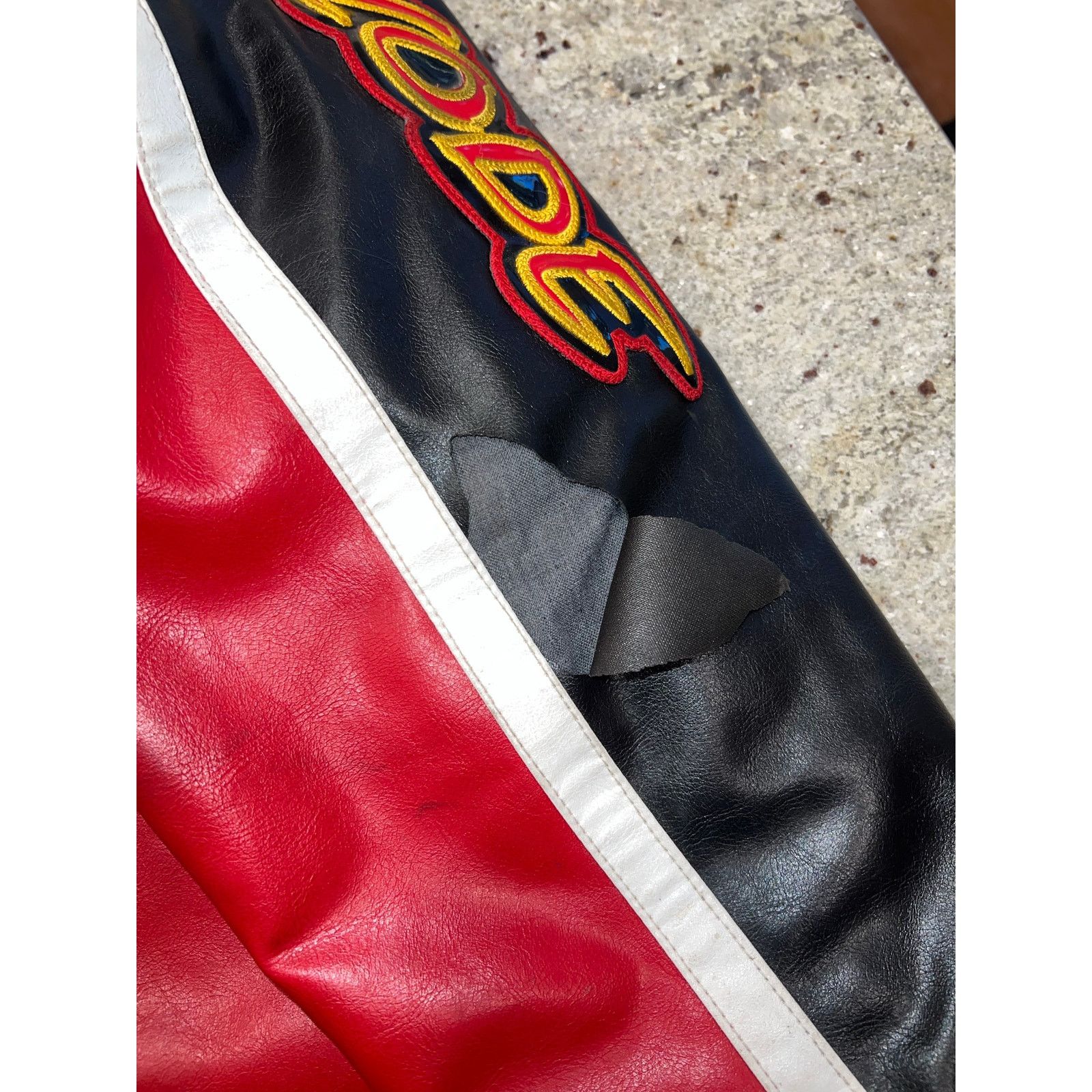 & Other Stories Y2K Japanese Barcode Champion Racing Leather Jacket Size 2XL Size US XXL / EU 58 / 5 - 6 Thumbnail