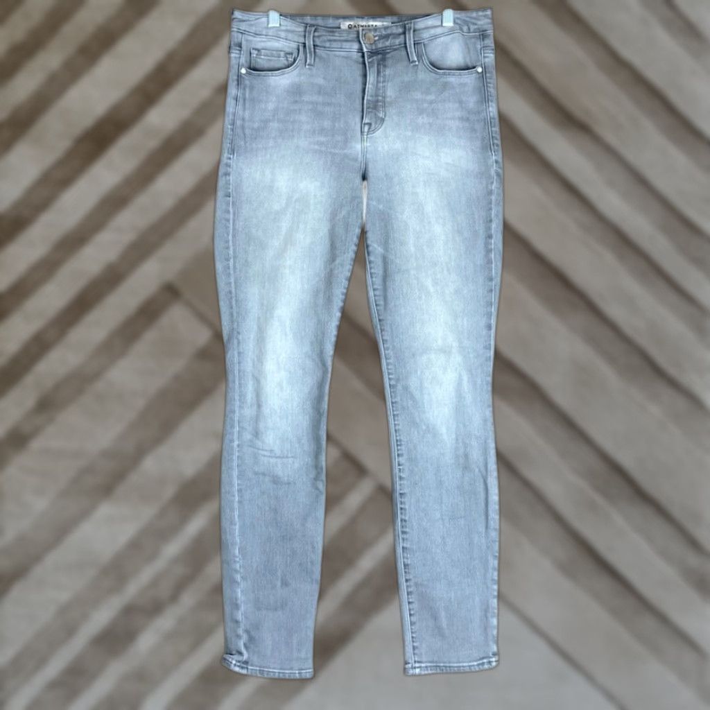 Athleta Athleta Womens Jeans Gray Denim Sculptek Mid Rise Slim Stretch 8 Size 30" / US 8 / IT 44 - 1 Thumbnail