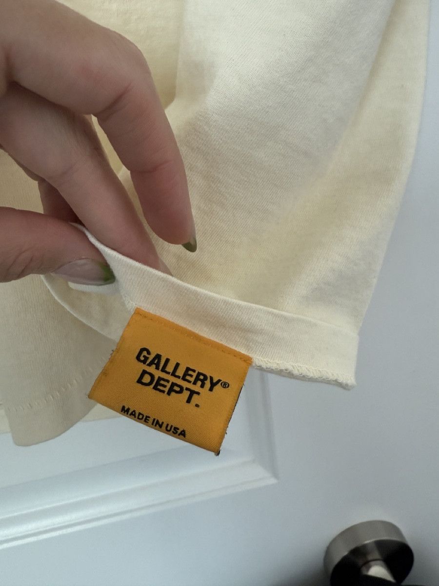 Gallery Dept. Gallery Dept Gym Tee Cream Size US XS / EU 42 / 0 - 6 Thumbnail