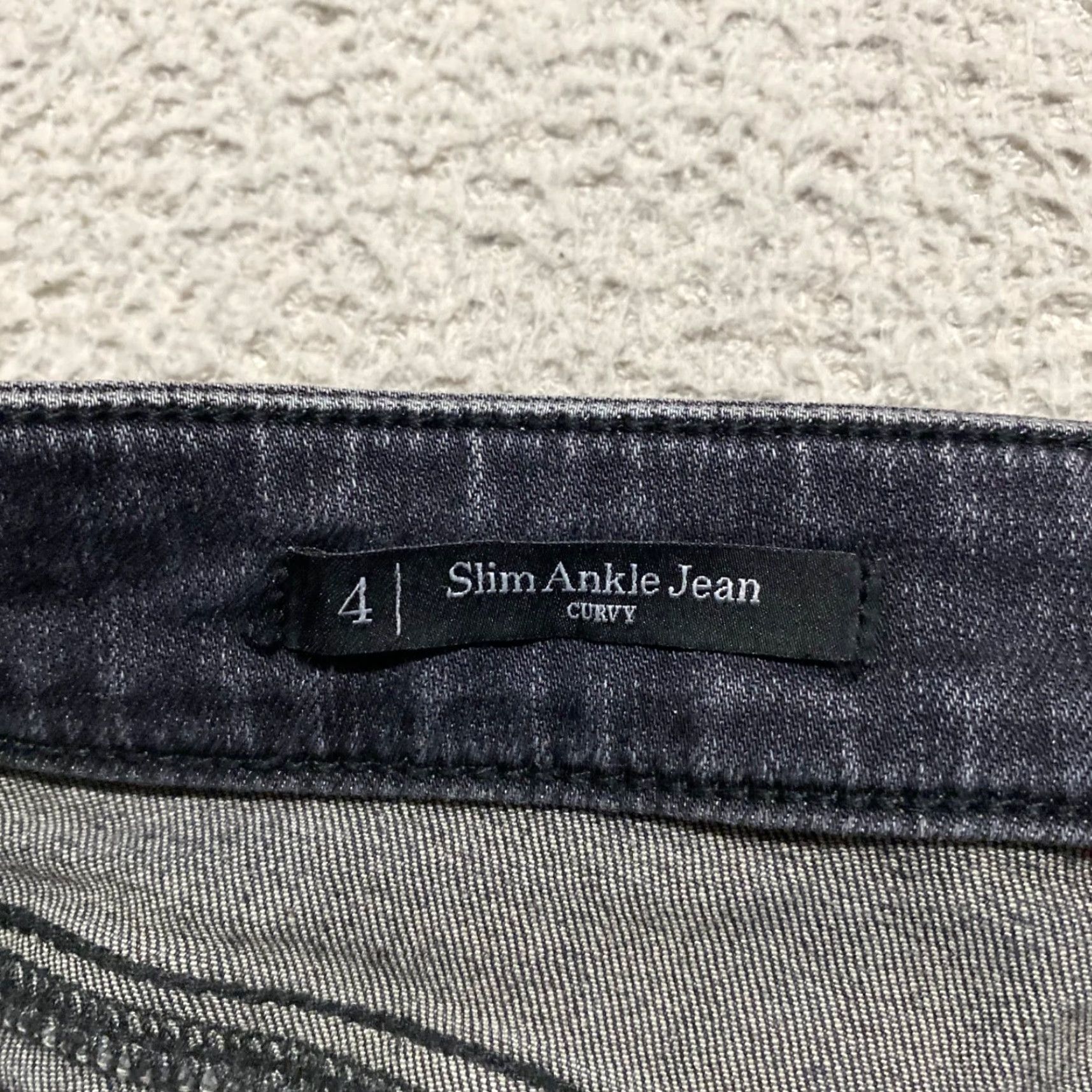Talbots Talbots Womens 4 Jeans Gray Denim Medium Wash Slim Ankle Mid Rise Vintage: No Size 27" / US 4 / IT 40 - 4 Thumbnail