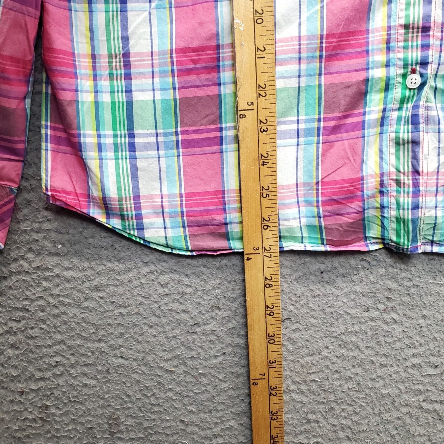Talbots Talbots Shirt Women L Multicolor Plaid Long Sleeve Button Up Collared Regular Fit Size L / US 10 / IT 46 - 3 Thumbnail