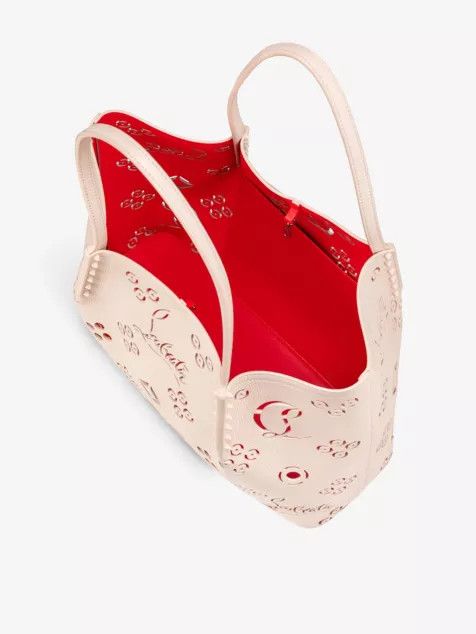 Christian Louboutin o1s1wg110125 Size:OS/Leather Tote Bag in White Size ONE SIZE - 4 Thumbnail