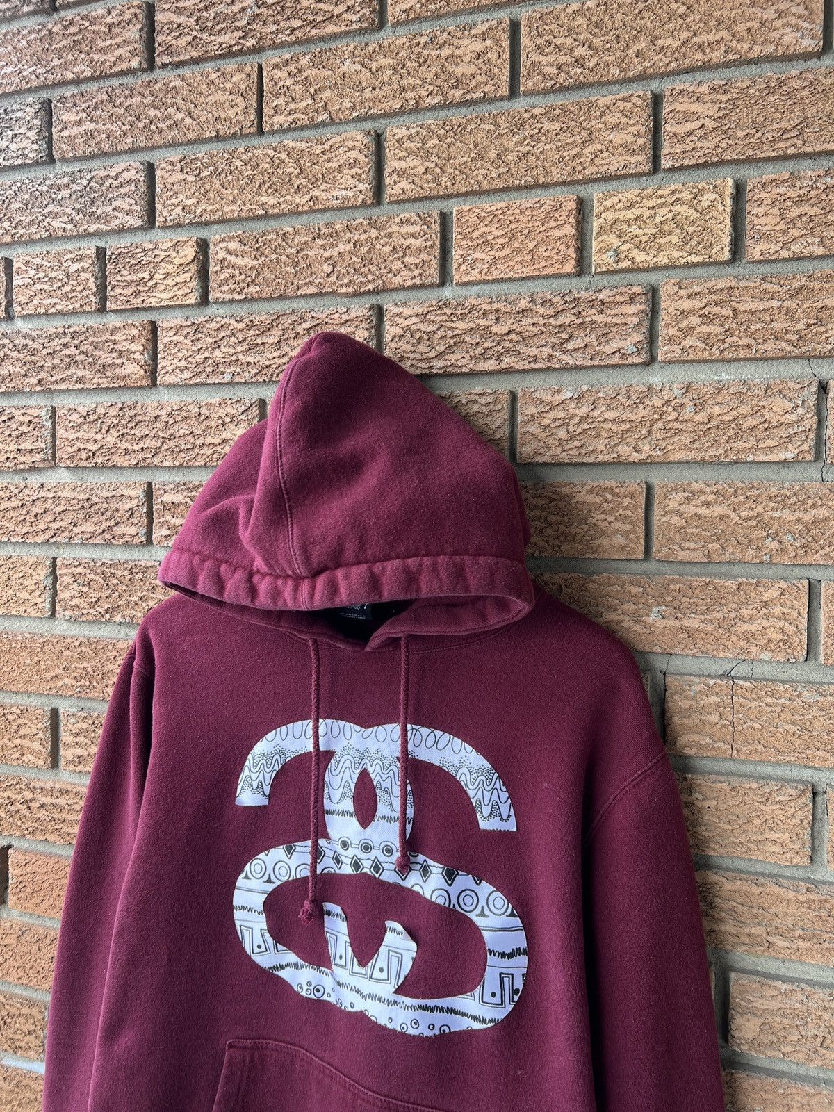 Stussy Stussy Hoodie Box Logo Red Grey Y2K Size US L / EU 52-54 / 3 - 2 Thumbnail