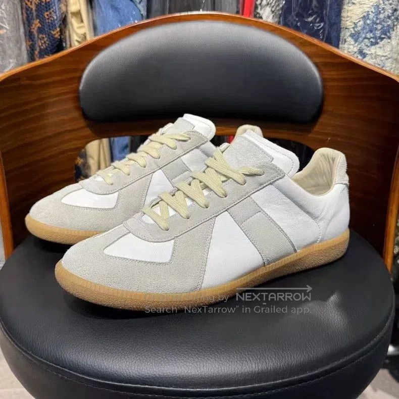 Maison Margiela Maison Margiela White Casual Sneakers. Size US 10.5 / EU 43-44 - 5 Thumbnail