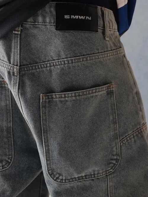 Jean Fujisawa x Nao Washed Loose Fit Denim Jeans 90s Size US 32 / EU 48 - 7 Thumbnail