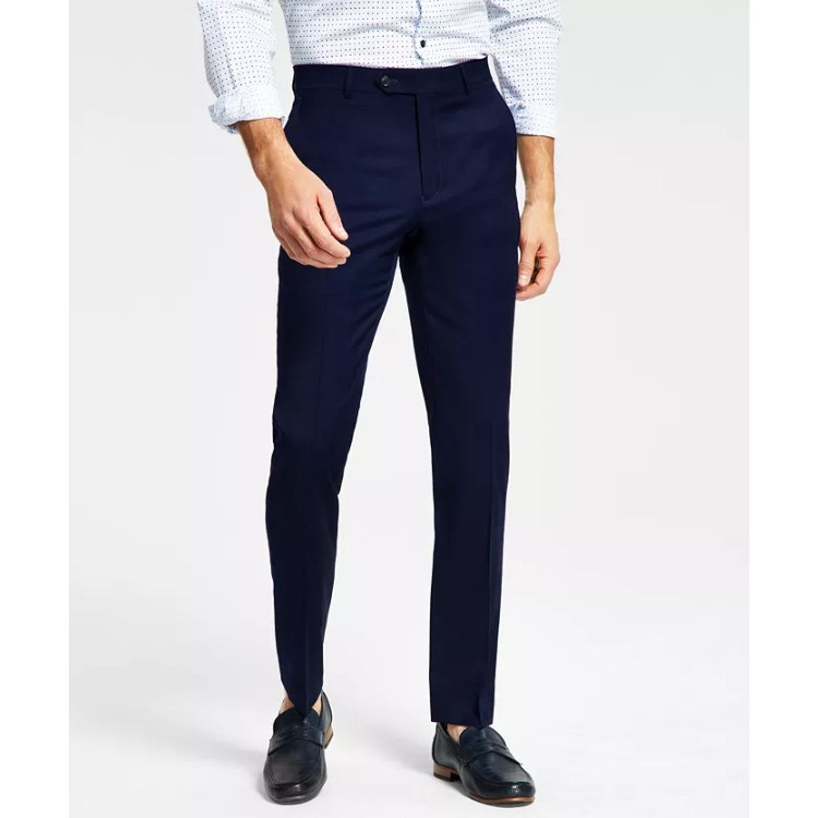 Tommy Hilfiger Tommy Hilfiger Men's Navy Wool TH-Flex Suit Pants Size 36x30 Size US 36 / EU 52 - 1 Thumbnail