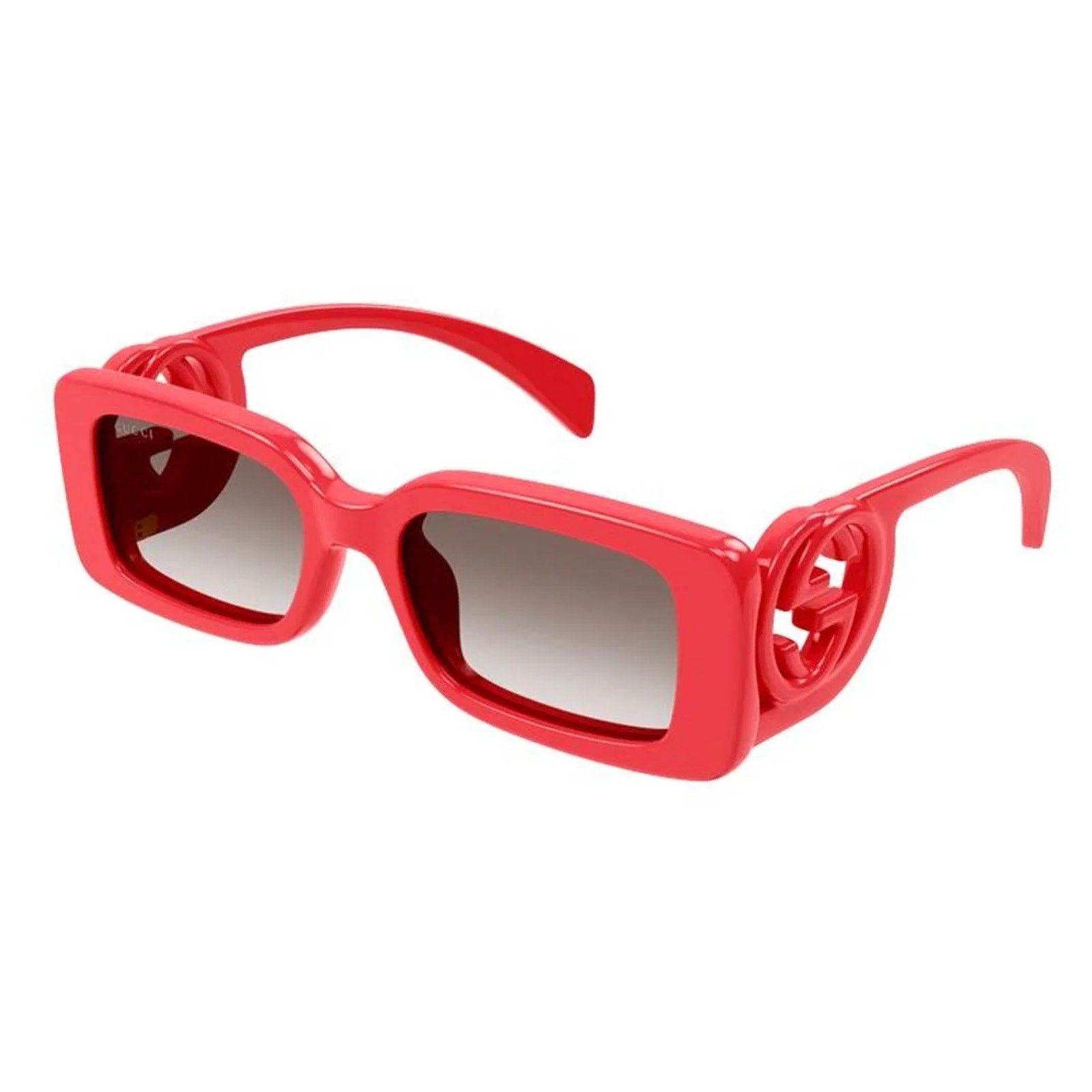 Gucci NEW Gucci GG1325S 005 Red Brown Gradient Women Authentic Size ONE SIZE - 10 Thumbnail