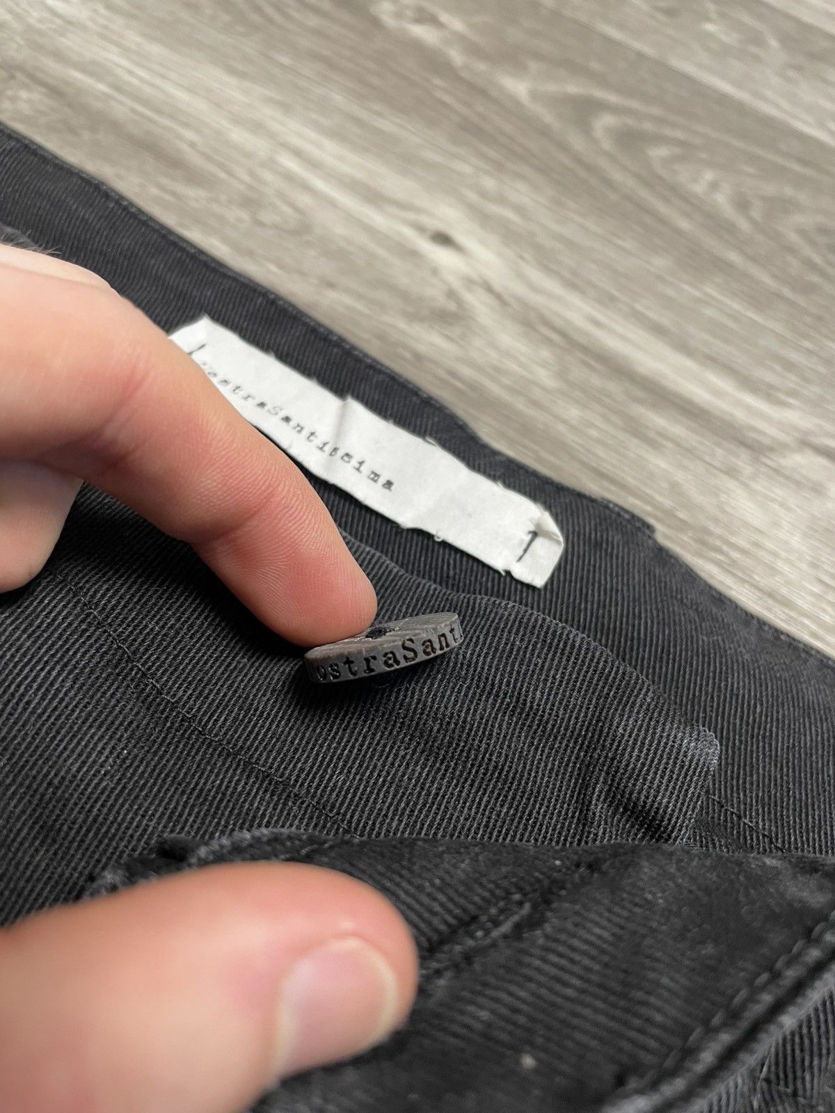Nostra Santissima Nostra Santissima Black Jeans Size US 36 / EU 52 - 11 Thumbnail