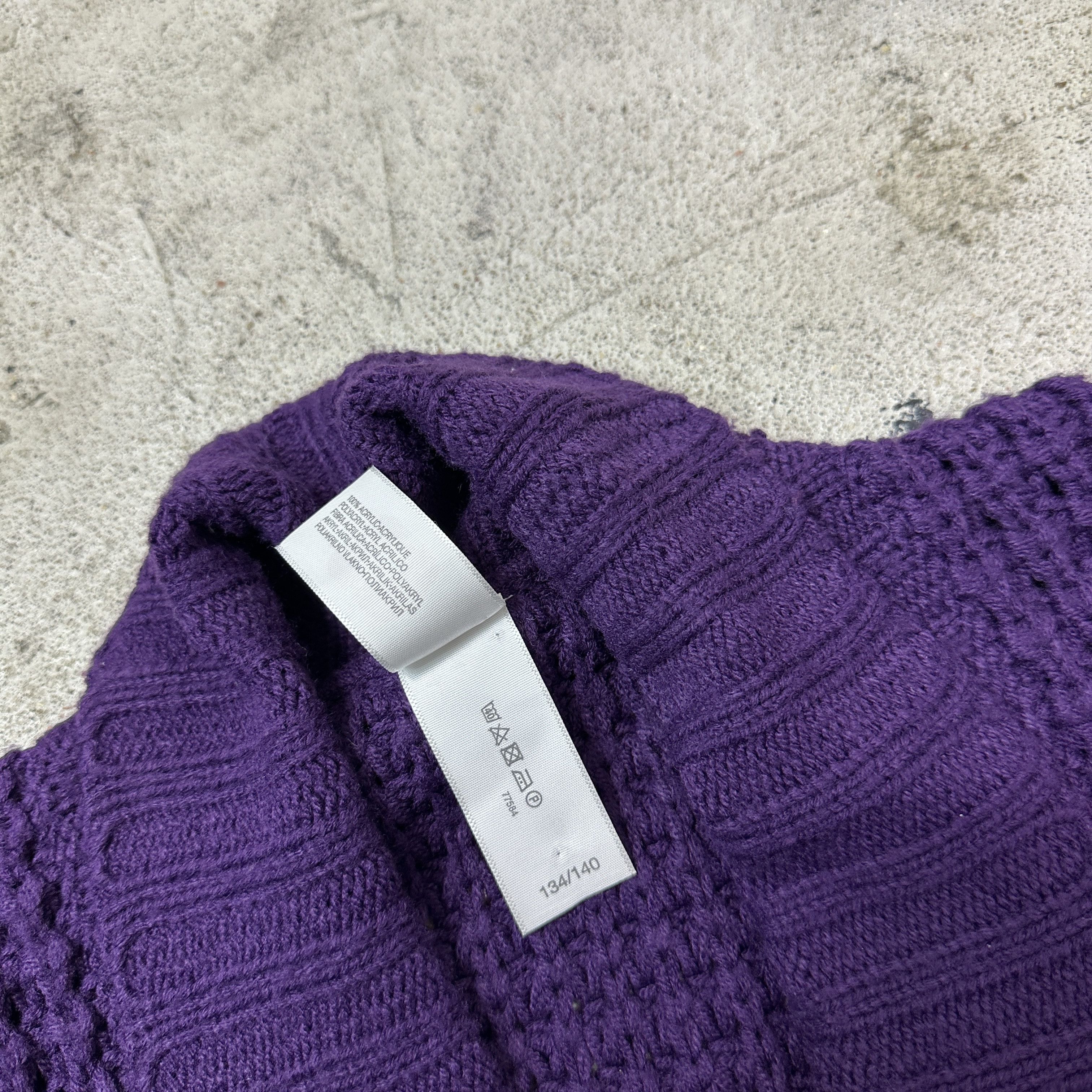 Vintage Vintage Cottage Fairy Core Plum Sweater Cardigan 00s Size S / US 4 / IT 40 - 7 Thumbnail
