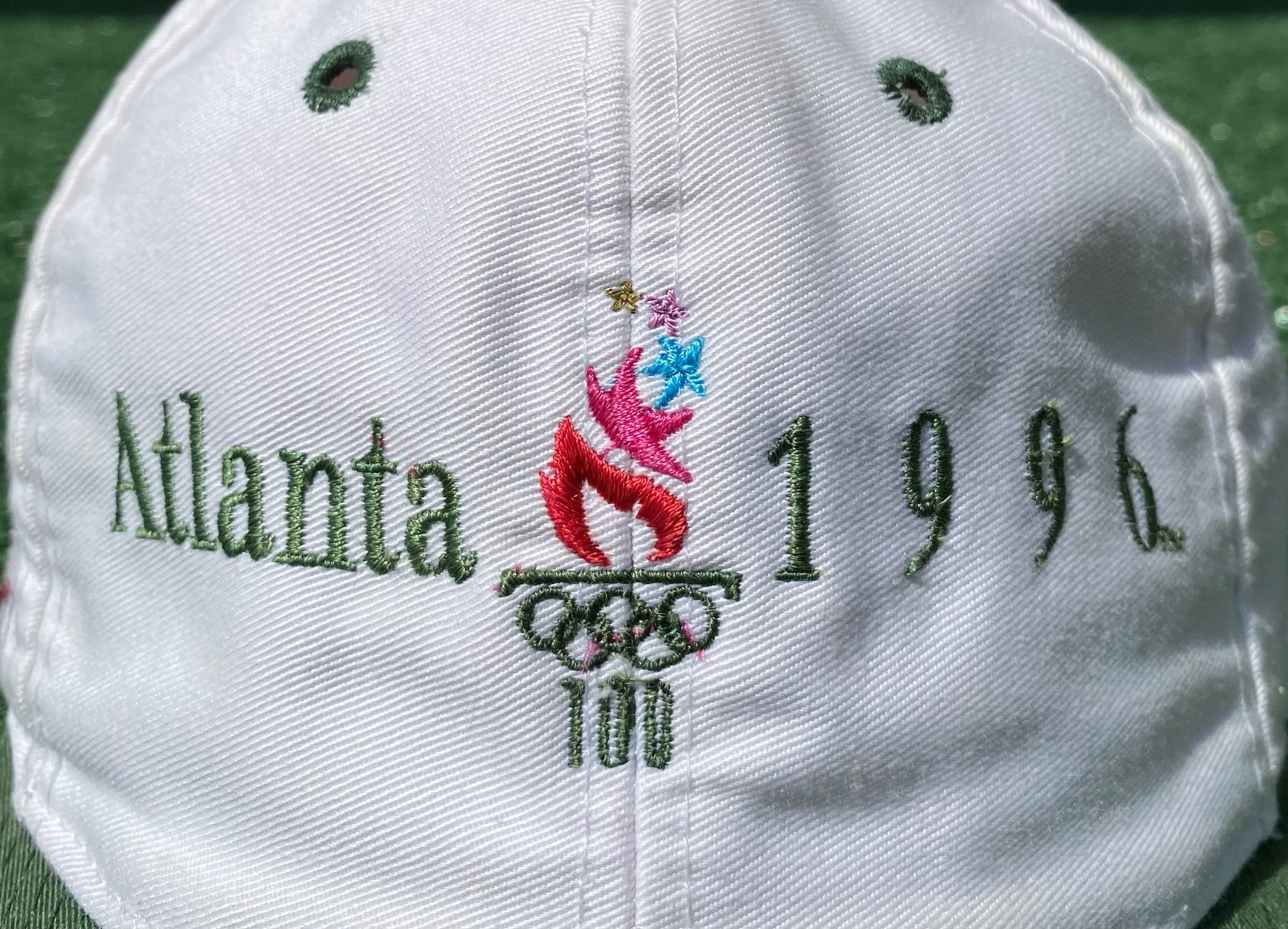 Logo 7 Logo 7 1996 Atlanta Olympics Embroidered Logo Snapback Hat Size ONE SIZE - 2 Thumbnail