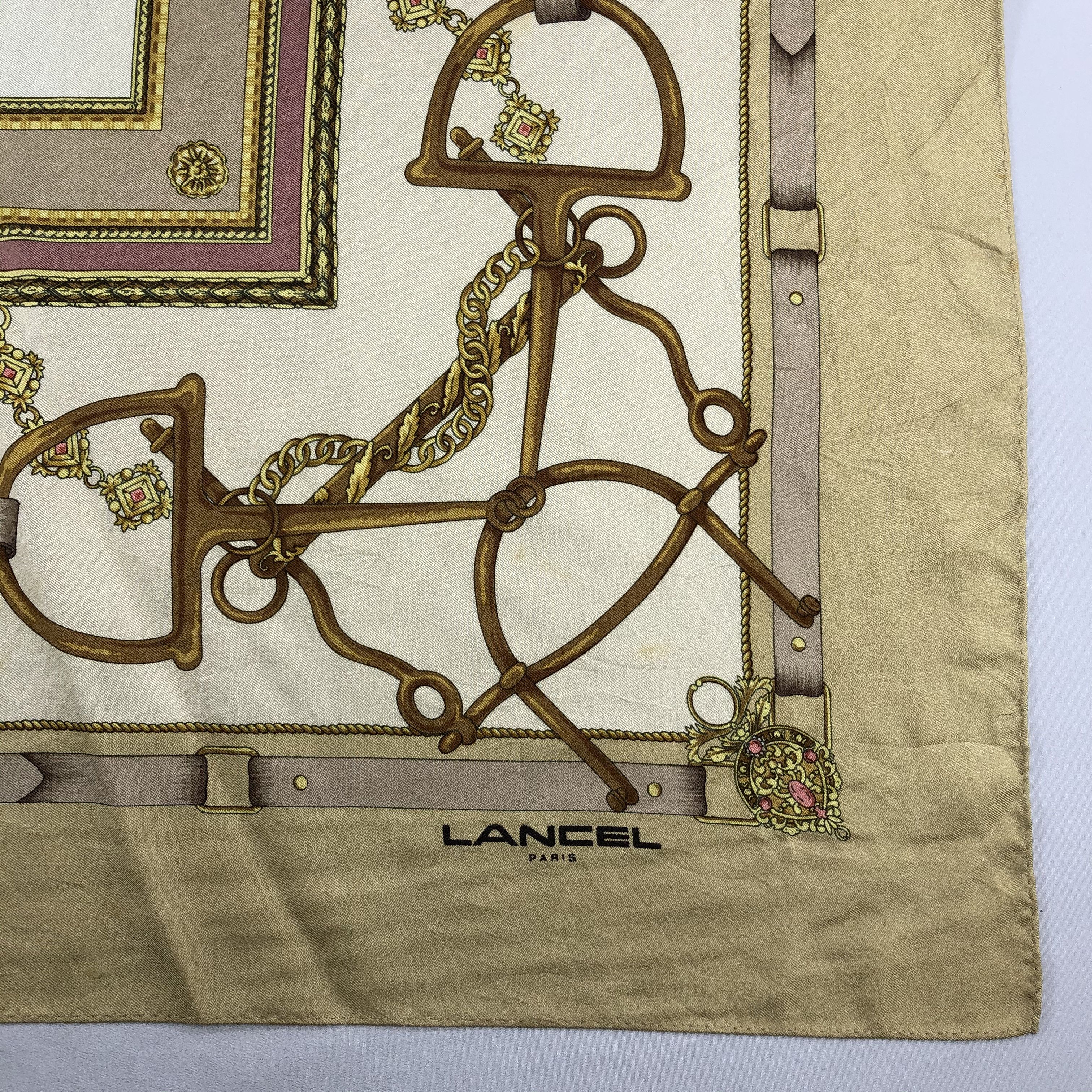 Lancel Vintage Lancel Silk Scarf Size ONE SIZE - 4 Thumbnail