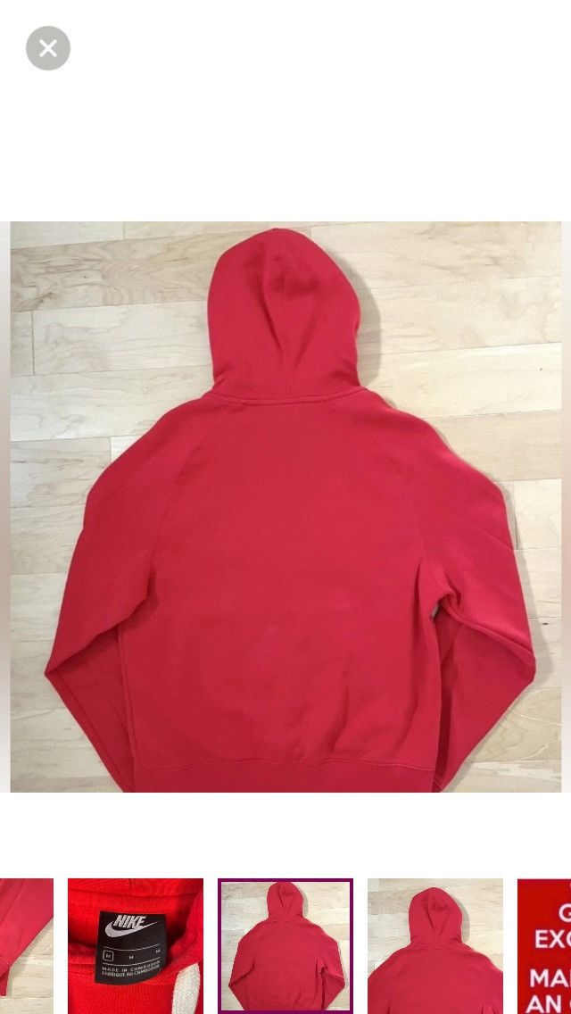 Nike Nike Air Sportswear Pullover Fleece Hoodie Men's Red Medium Size US M / EU 48-50 / 2 - 6 Thumbnail