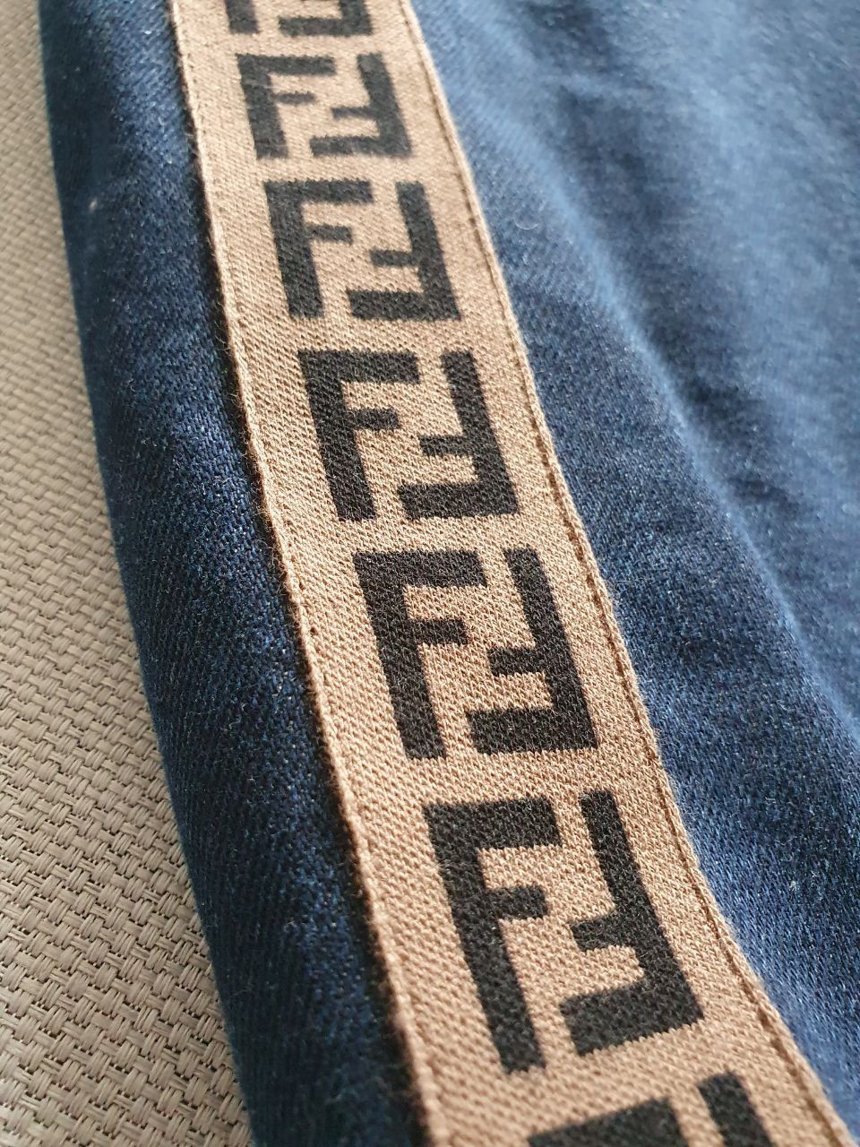 Fendi Fendi x Fila Big Logo Denim Jacket Coat Size US L / EU 52-54 / 3 - 9 Thumbnail