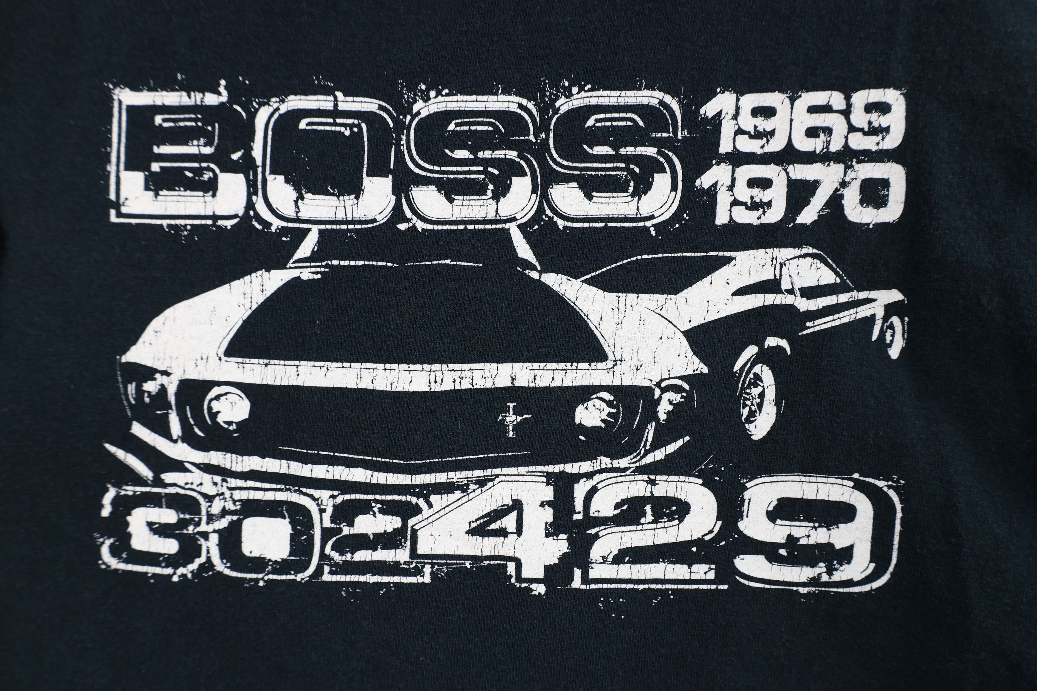 Vintage Vintage Ford Motor Co Boss Mustang 302 429 Car T-Shirt Size US XL / EU 56 / 4 - 4 Thumbnail