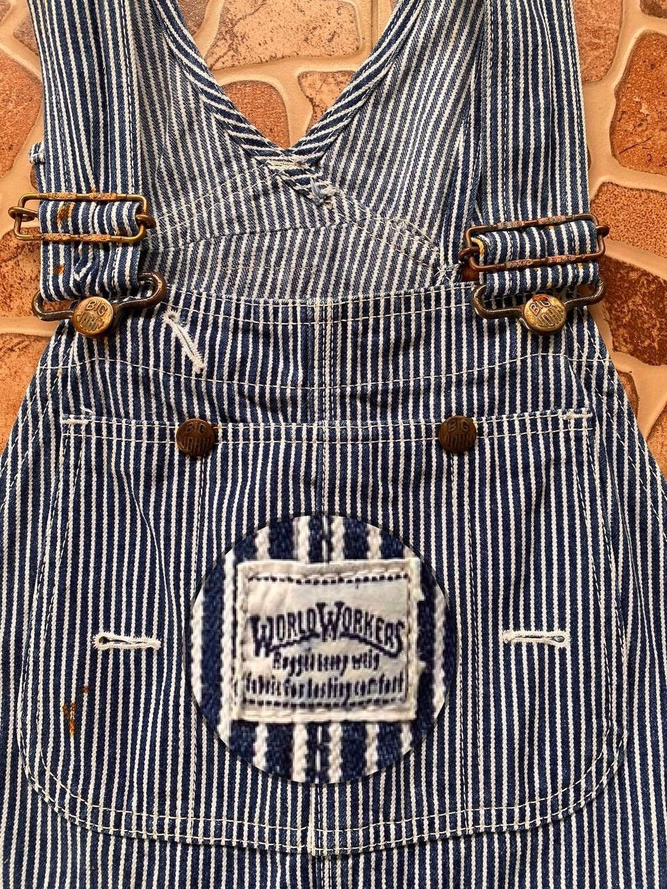 Big John × Vintage Vintage Hikory Railroad Overall By Big John Size US 31 - 4 Thumbnail