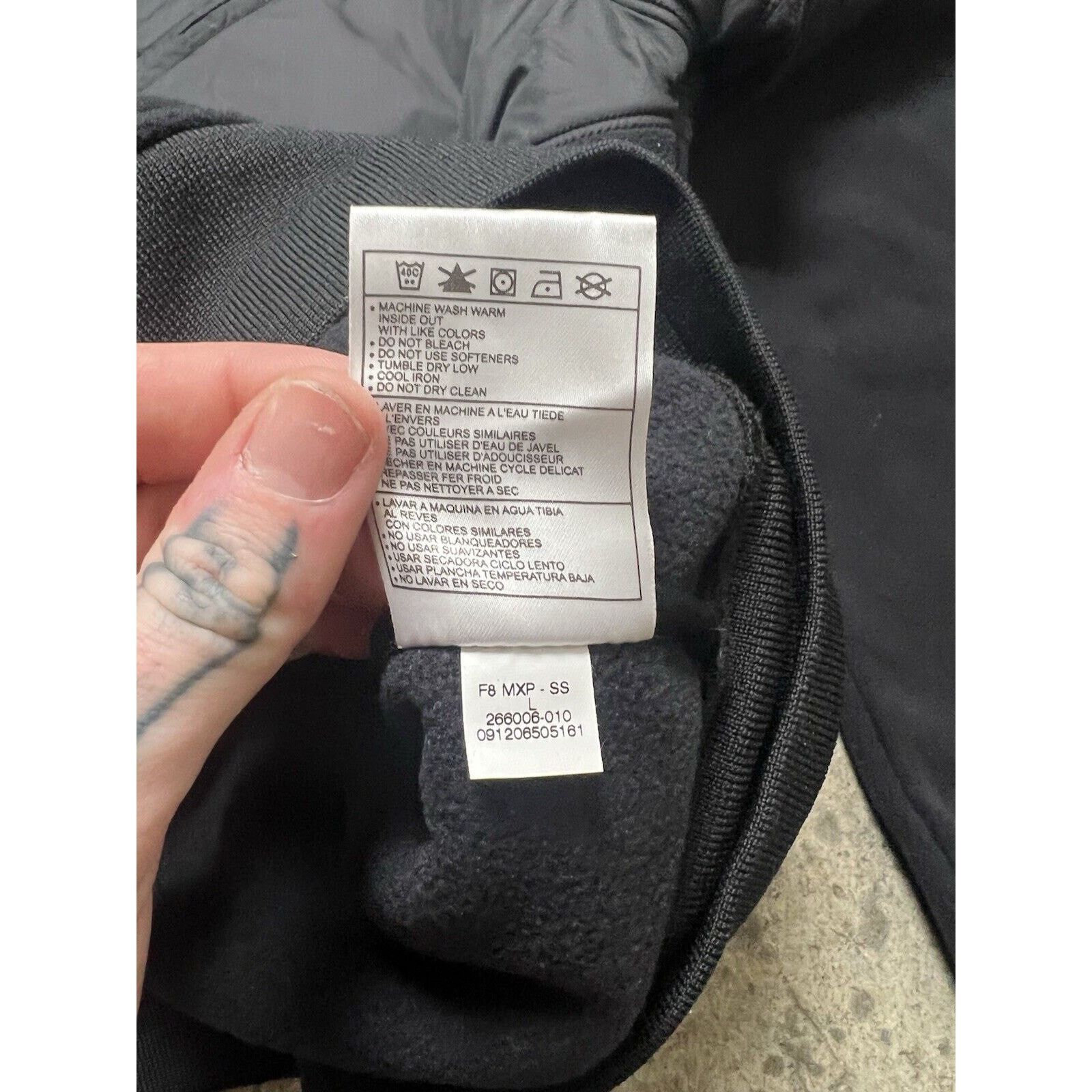 Nike 2008 Nike Black Fleece Zip Up Jacket 266006-010 Men’s Size L Size US L / EU 52-54 / 3 - 7 Thumbnail