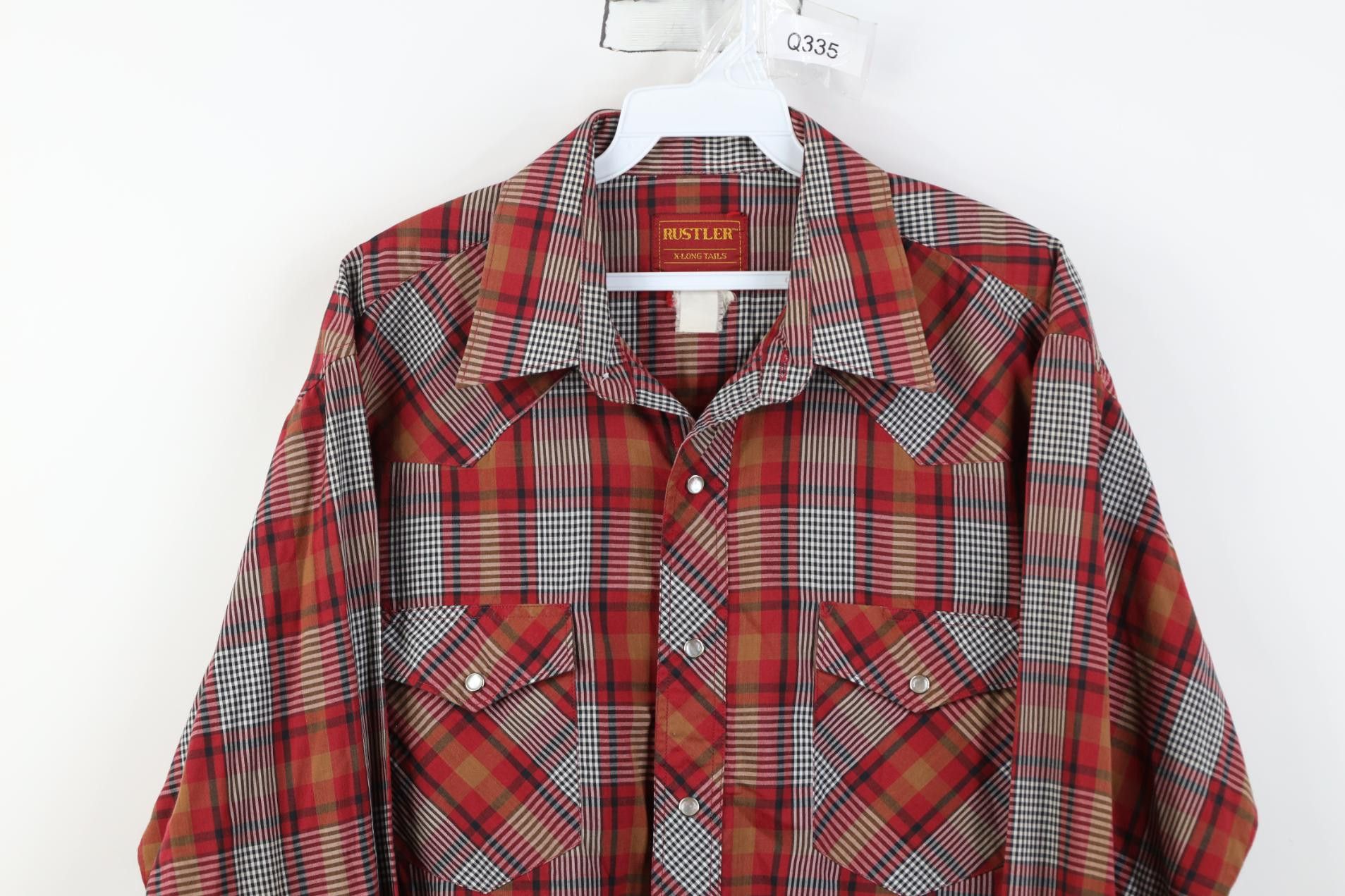 Vintage Vintage 70s 80s Rockabilly Cowboy Snap Button Shirt USA Size US L / EU 52-54 / 3 - 2 Thumbnail