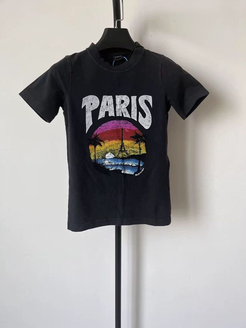 Balenciaga Balenciaga Monogrammed crewneck short sleeve regular T-shi Size M / US 6-8 / IT 42-44 - 1 Thumbnail