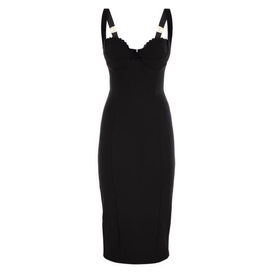 Elisabetta Franchi ELISABETTA FRANCHI Women Mid Skirts AB85052E2 BLACK Size XS / US 0-2 / IT 36-38 - 1 Thumbnail