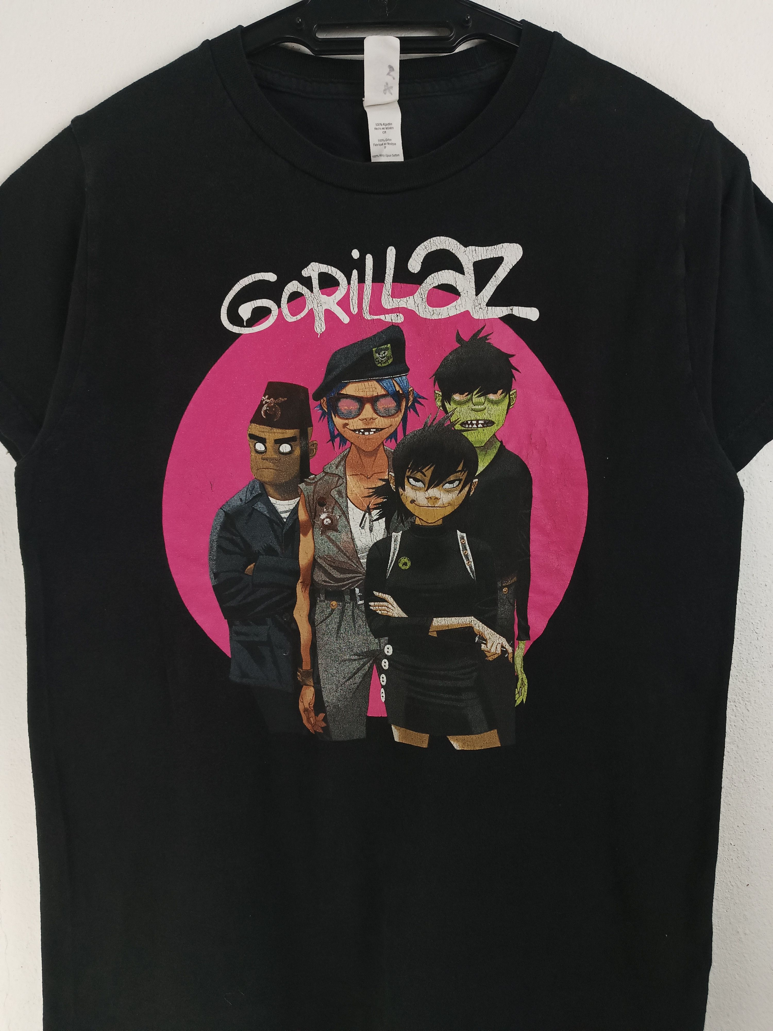 Band Tees VINTAGE GORILLAZ ROCK BLUR ALBARN VERY RARE TEE Size US S / EU 44-46 / 1 - 11 Thumbnail