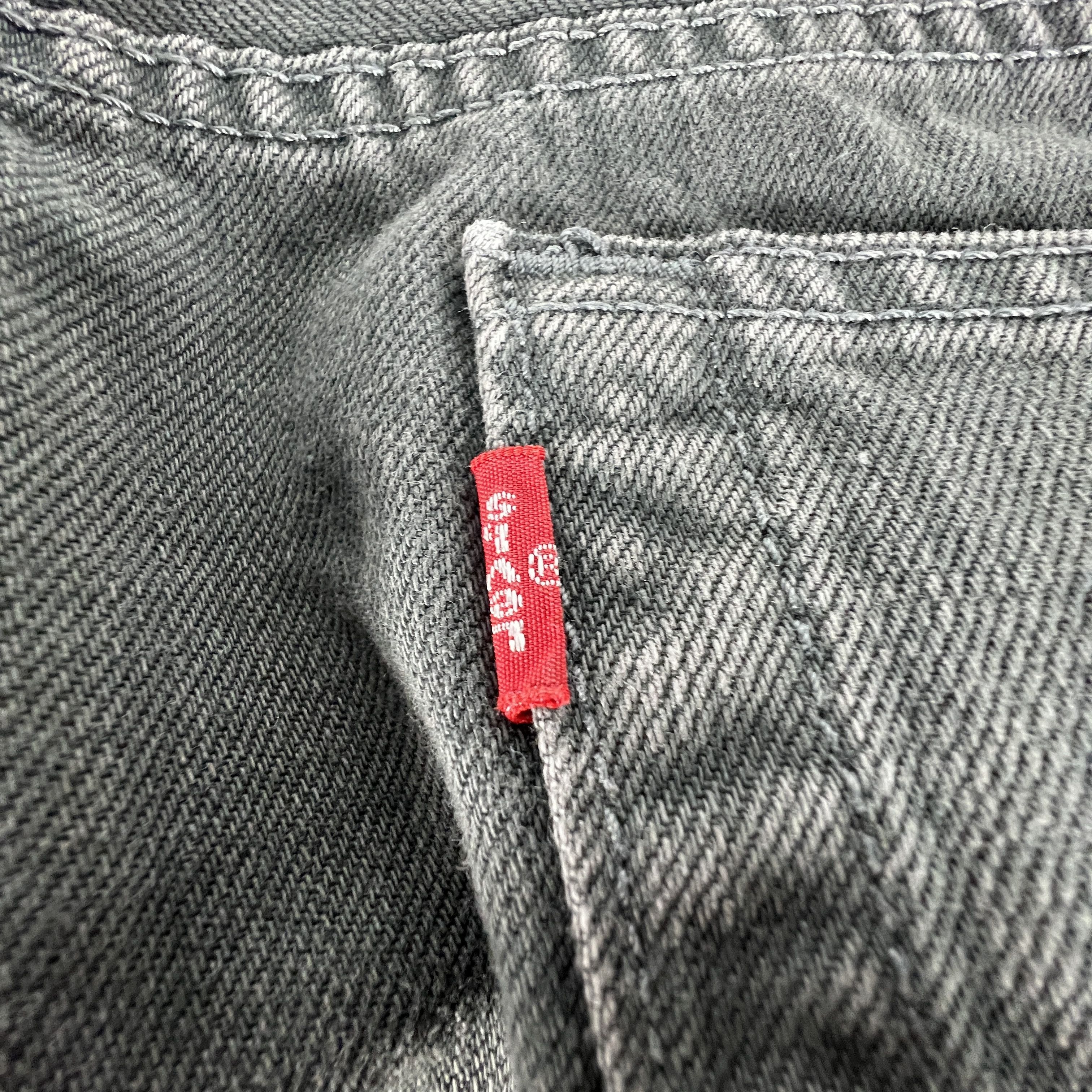 Levi's Levi's Jeans 505 Straight Dark Green Faded Cotton Denim Size US 36 / EU 52 - 9 Thumbnail