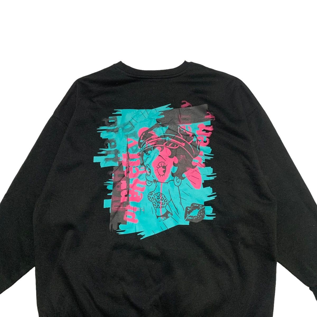 Japanese Brand Denifits x Betty Boop Big Print Sweatshirt Size US XL / EU 56 / 4 - 4 Thumbnail