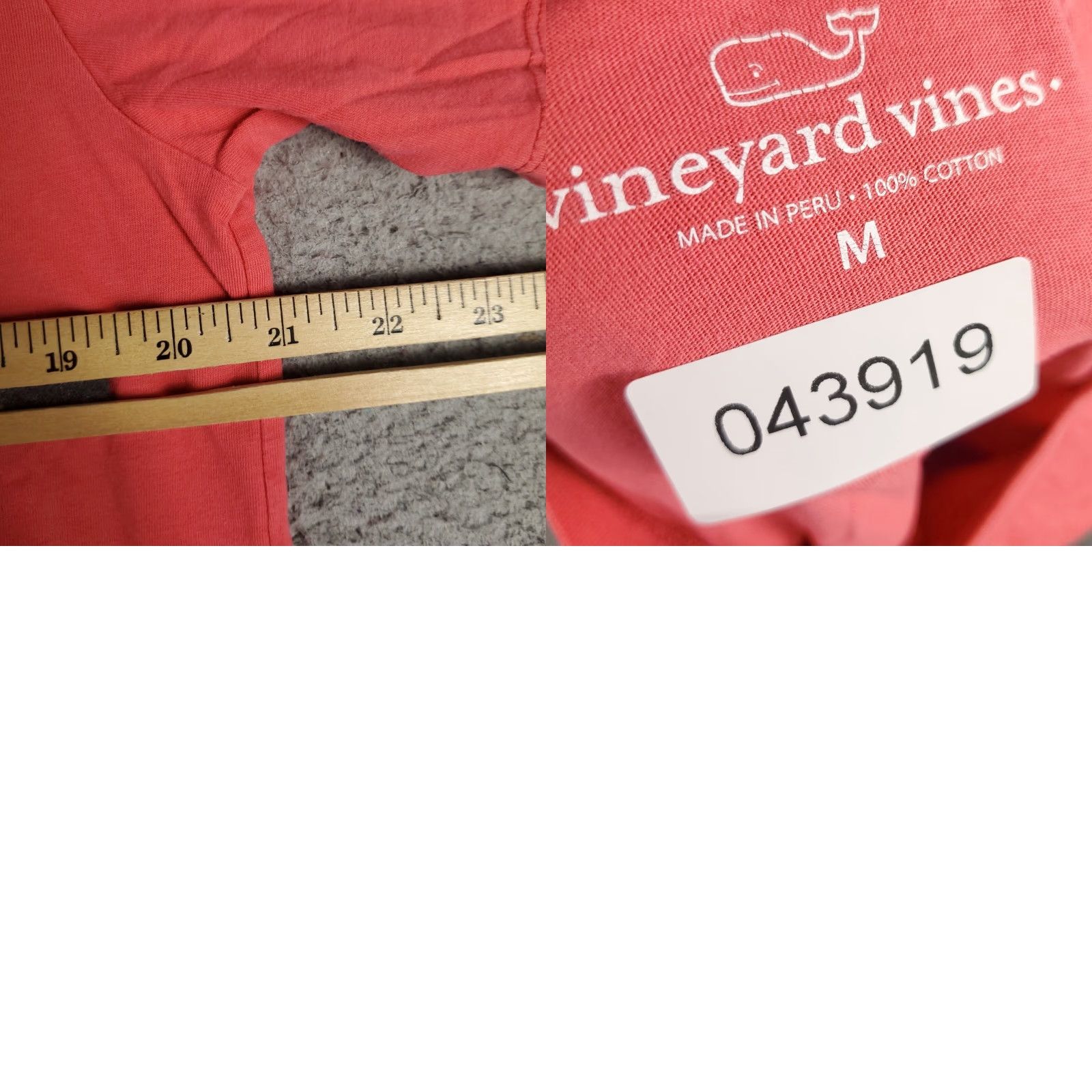 Vineyard Vines VINTAGE Vineyard Vines Shirt Mens M Pink Long Sleeve Crew Neck Pocket Brand Logo 90s Modern Classic Sports American Mens Size US M / EU 48-50 / 2 - 8 Thumbnail