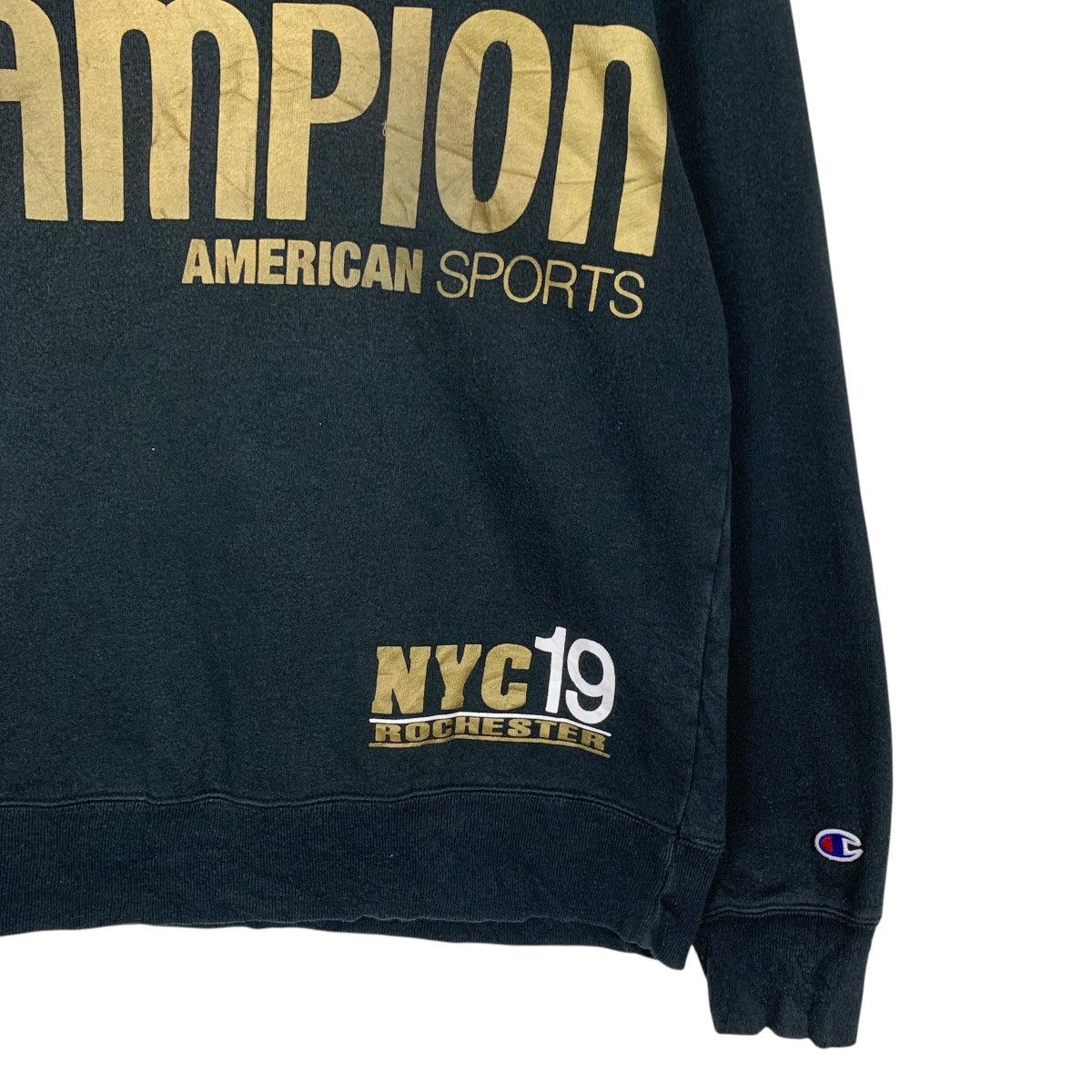 Champion CHAMPION Big Logo Crewneck Sweatshirt #3604-C165 Size US M / EU 48-50 / 2 - 7 Thumbnail