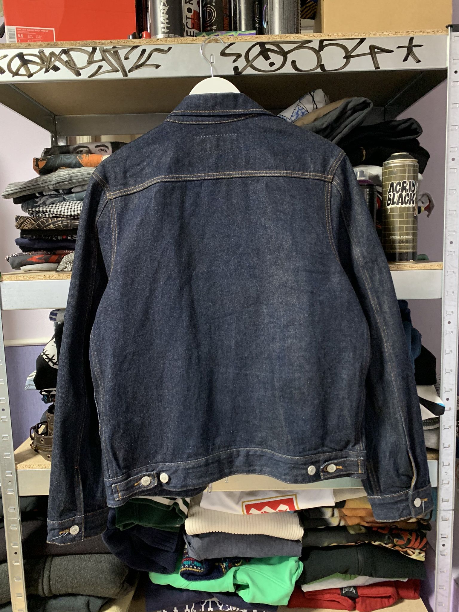 Officine Generale Officine Generale Cillian Denim Zip Trucker Jacket - M Size US M / EU 48-50 / 2 - 2 Thumbnail