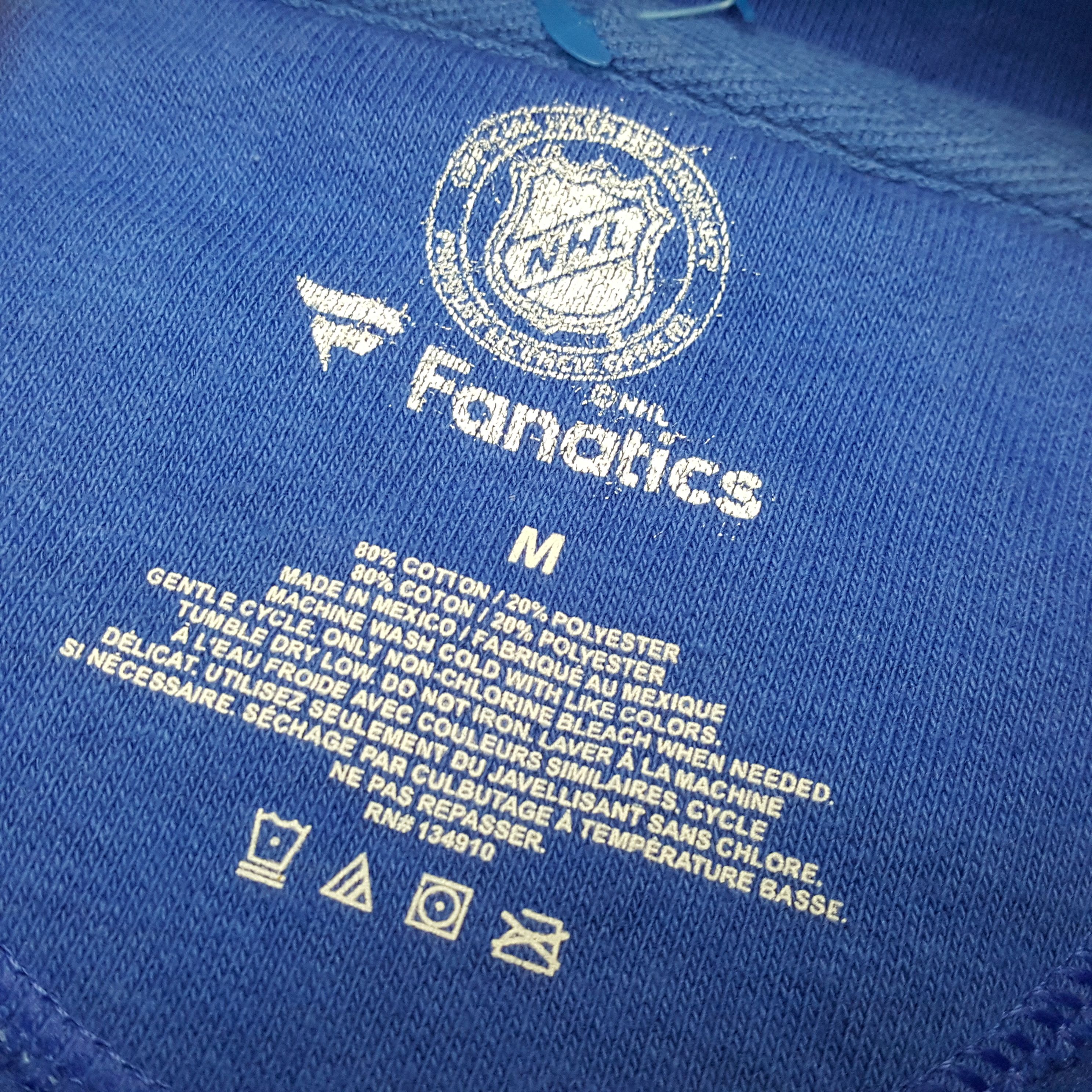 NHL × Vintage Vintage RANGERS HOCKEY NFL Team Hoodies C288N5 Size US S / EU 44-46 / 1 - 4 Thumbnail