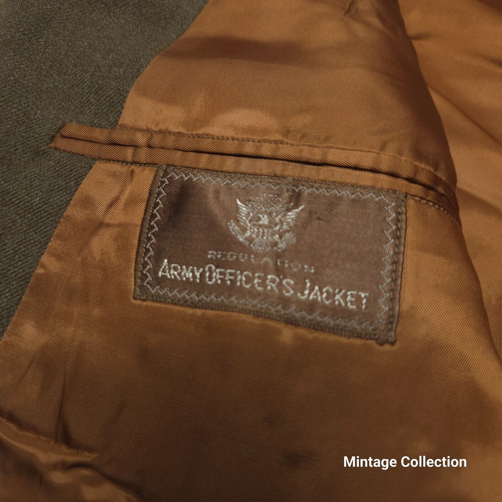 Other VINTAGE 6TH ARMY OFFICER'S WOOL JACKET MASTER SERGEANT Size US XS / EU 42 / 0 - 9 Thumbnail