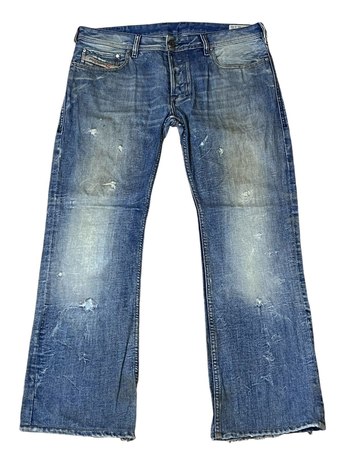 Diesel SICK🔥DIESEL LTD ZATINY MUD DISTRESSED MADE IN ITALY JEANS Size US 35 - 1 Thumbnail