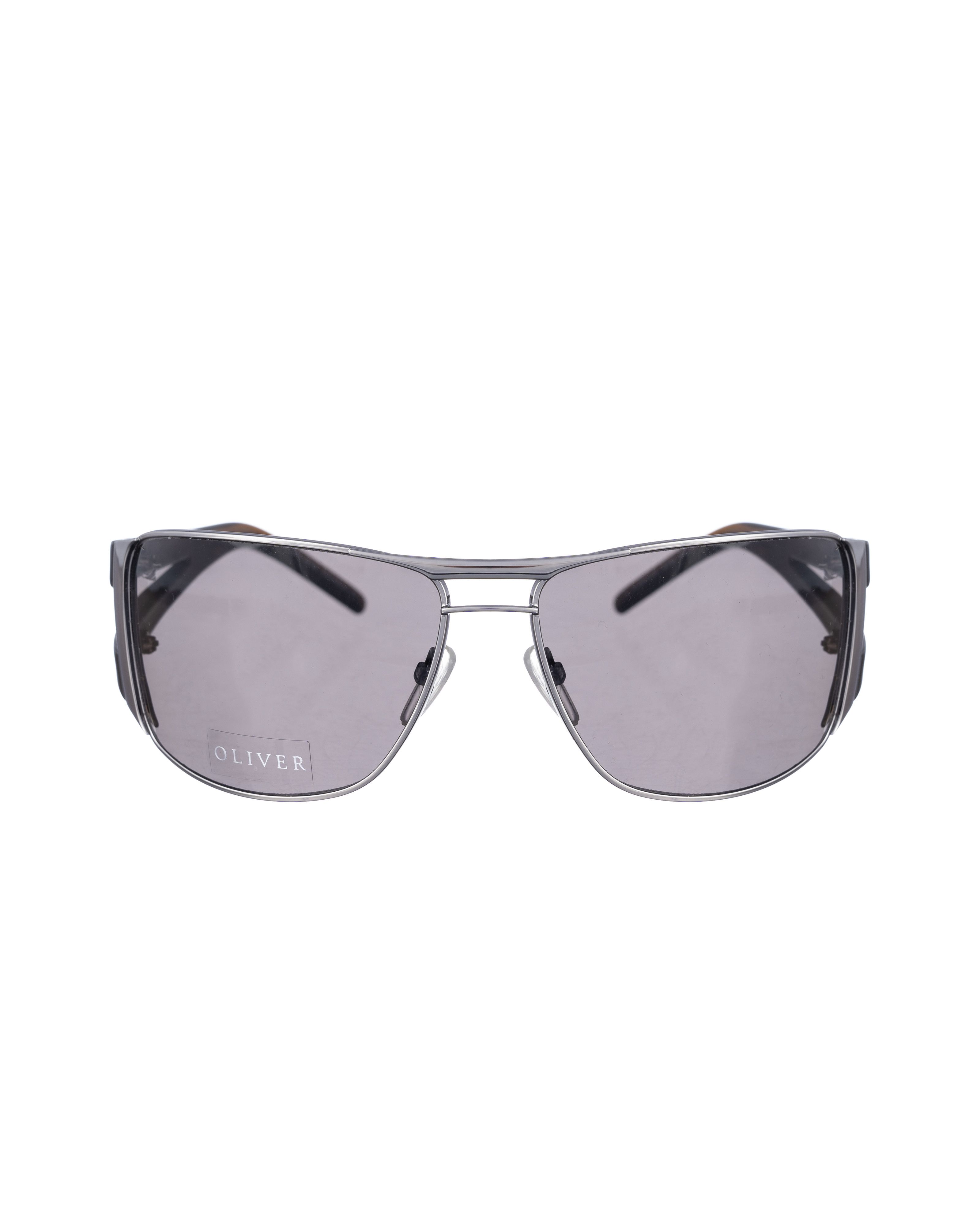 Valentino Oliver By Valentino 90s Brown Cut Out Wraparound Sunglasses Size ONE SIZE - 1 Thumbnail