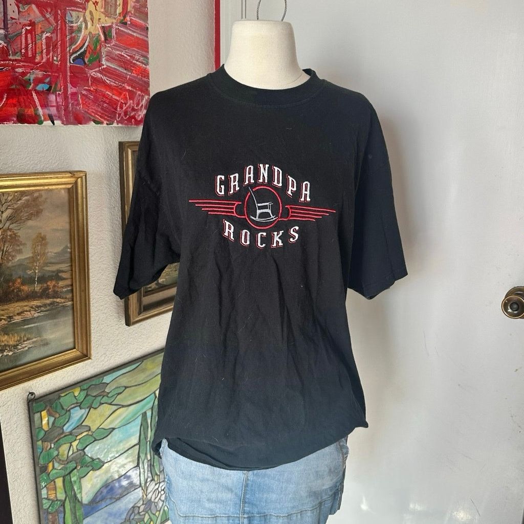 Other TSI sportswear mens grandpa rocks graphic shirt Size US L / EU 52-54 / 3 - 1 Thumbnail