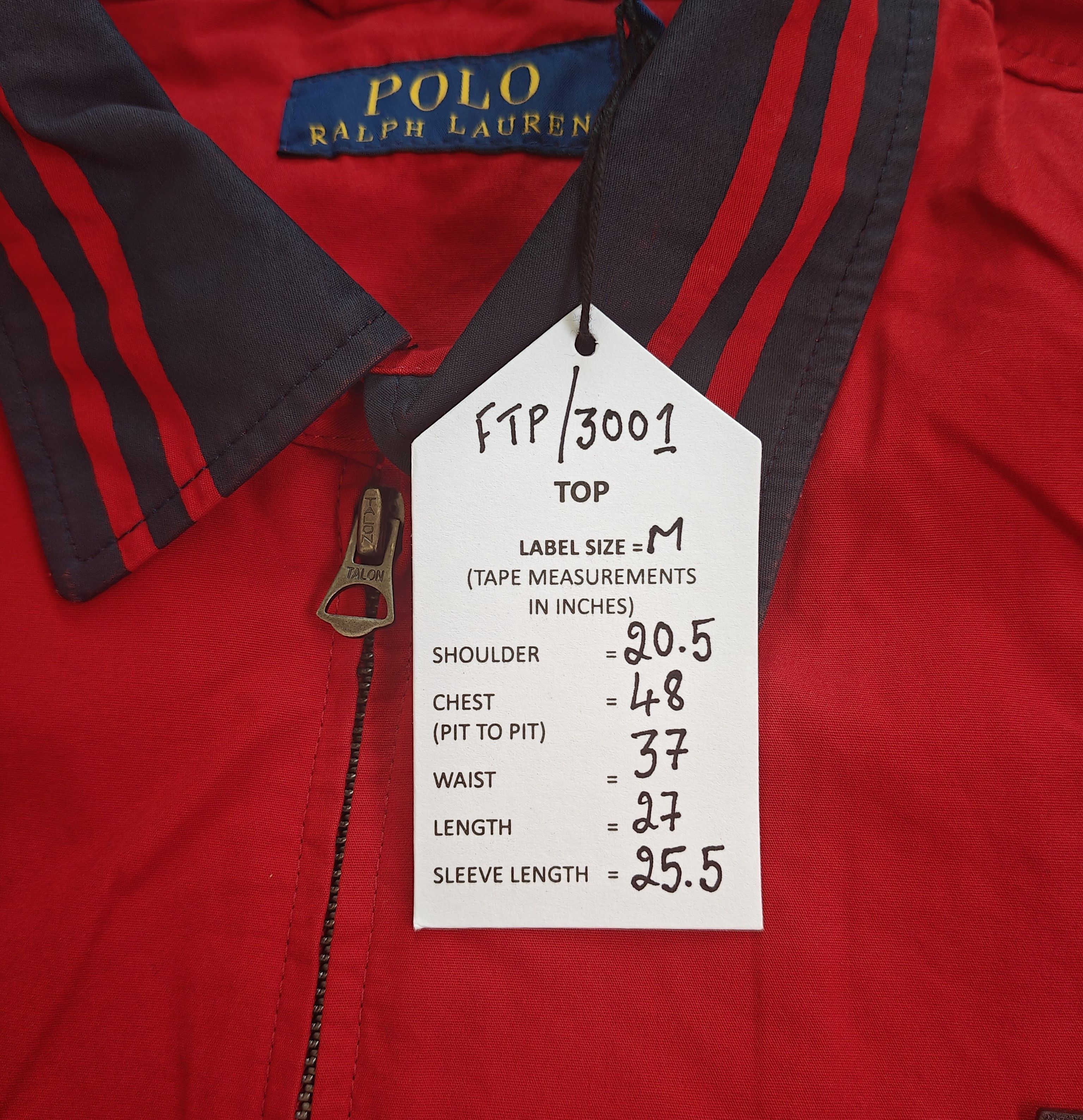 Polo Ralph Lauren Polo Ralph Lauren Windbreaker jacket Free Shipping FTP/3001 Size US M / EU 48-50 / 2 - 9 Thumbnail