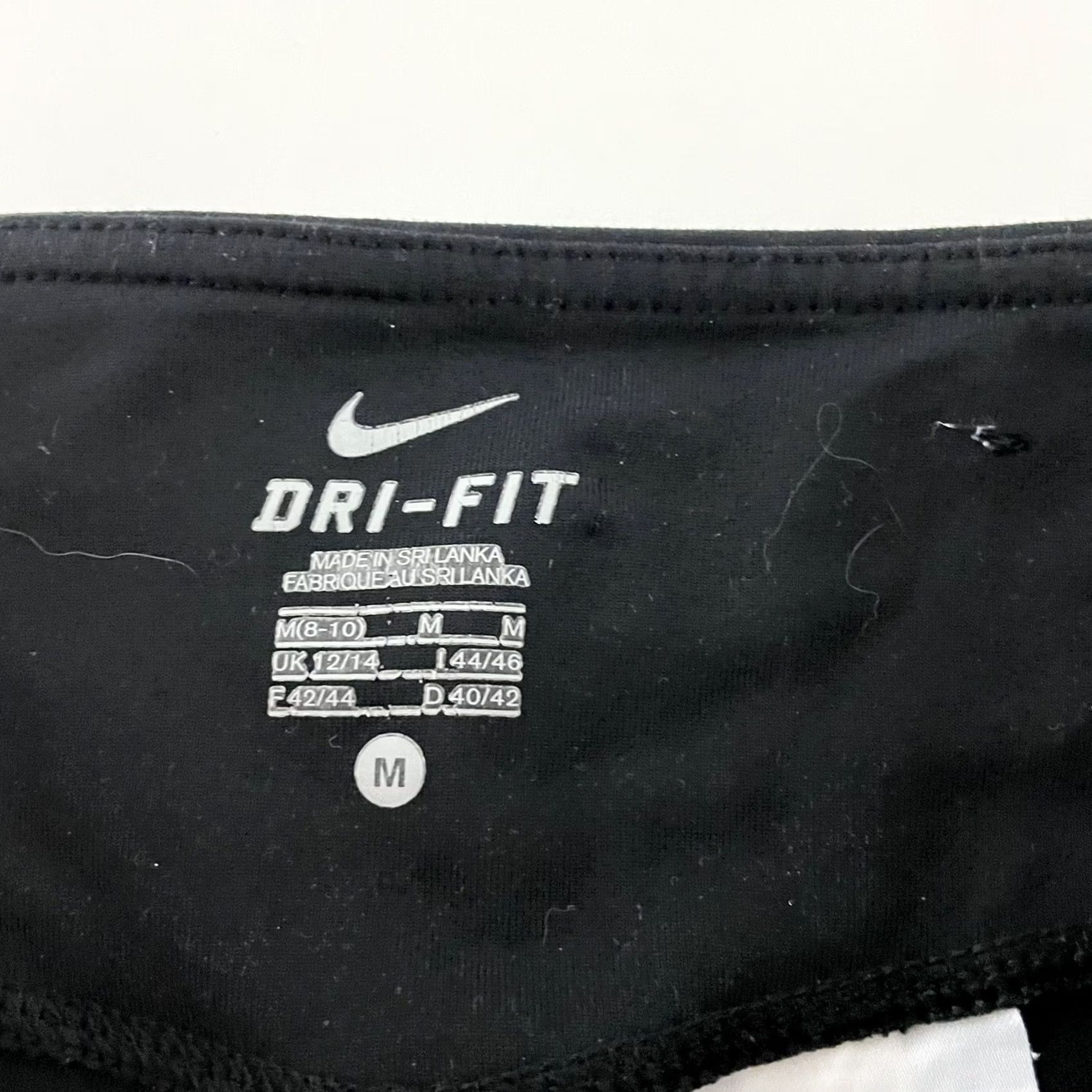 Nike Nike Dri-Fit Cropped Pants Women's Medium Black Solid Athletic Yoga Skinny M & M Size 32" / US 10 / IT 46 - 3 Thumbnail