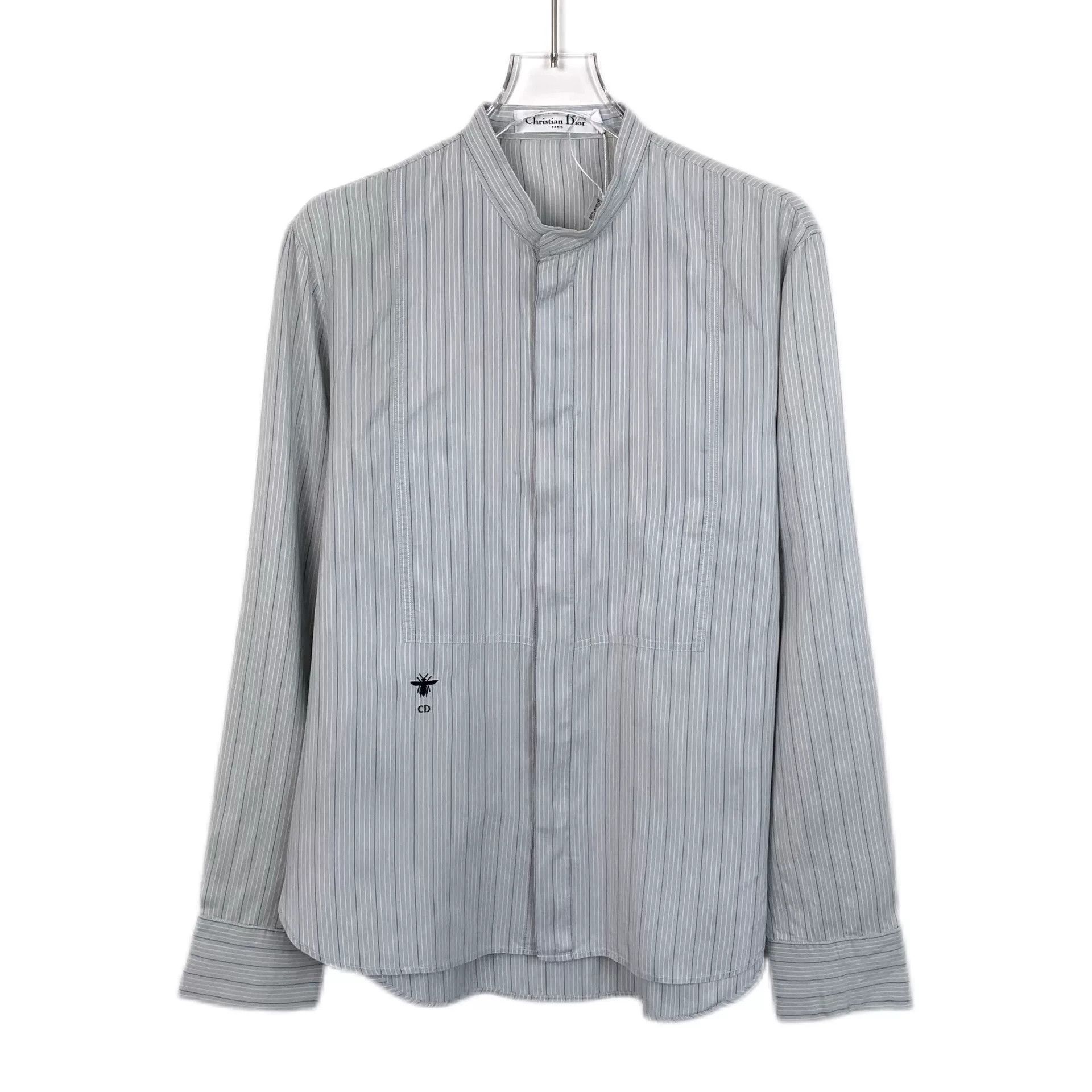 Dior Dior Striped Blue Shirt S Men Size US S / EU 44-46 / 1 - 1 Thumbnail