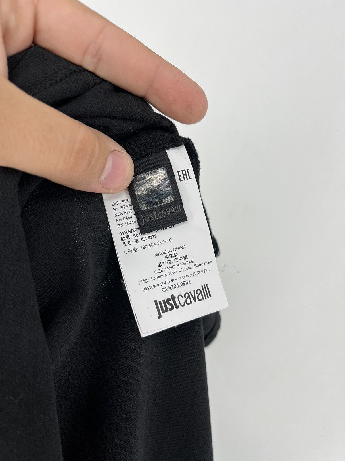 Just Cavalli Vintage Just Cavalli Embroidered Logo Polo Shirt Size US L / EU 52-54 / 3 - 11 Thumbnail