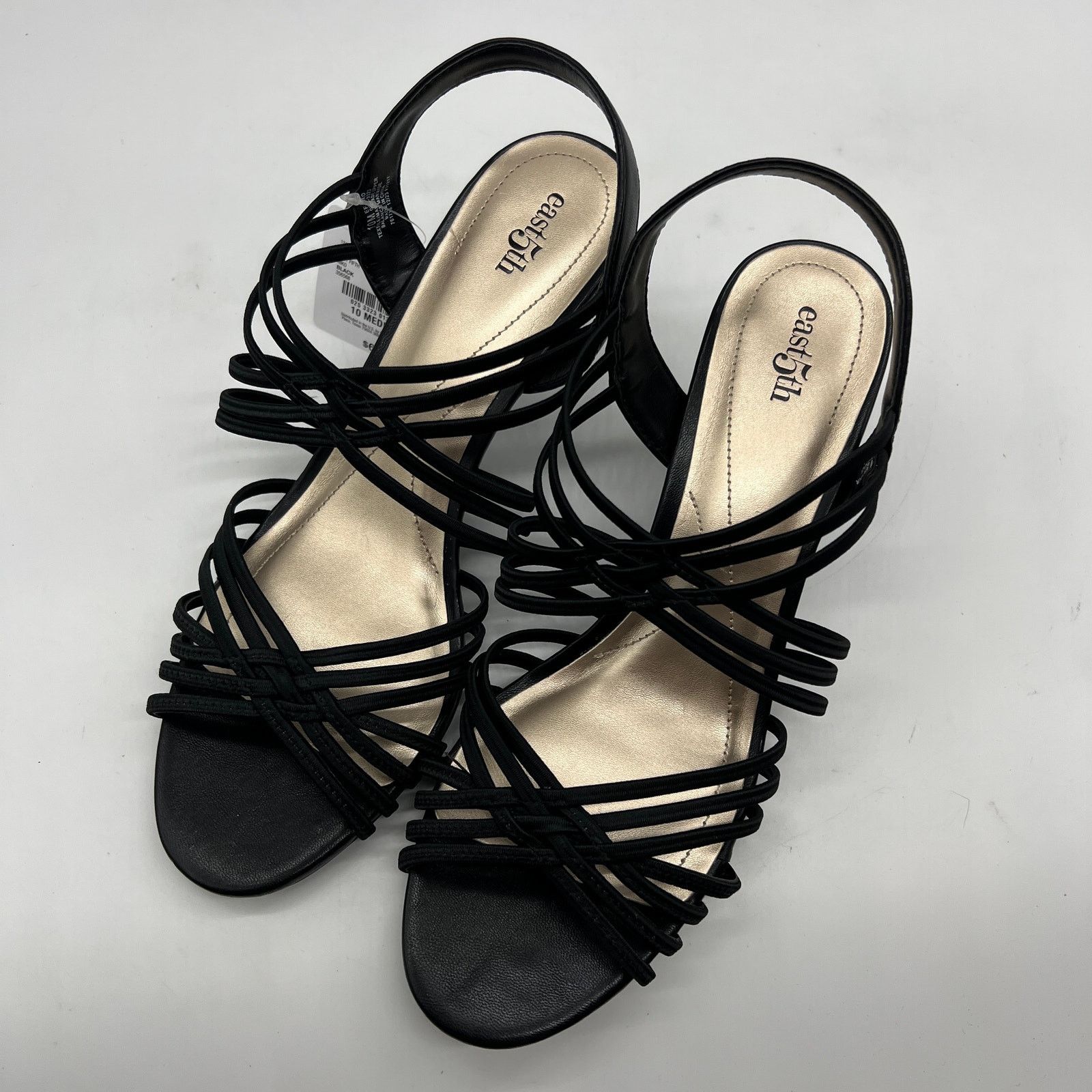 Other east 5th Womens Niko Heeled Sandals Black Size 10M Size US 10 / IT 40 - 11 Thumbnail