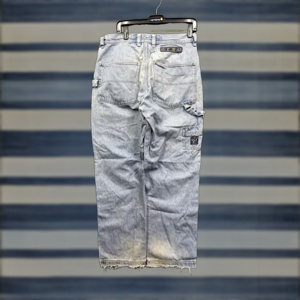 Vintage VINTAGE OCi Jeans 32x34 Light Wash Distressed Wide-Leg Baggy Hip Hop 90s Mens Size US 32 / EU 48 - 1 Thumbnail