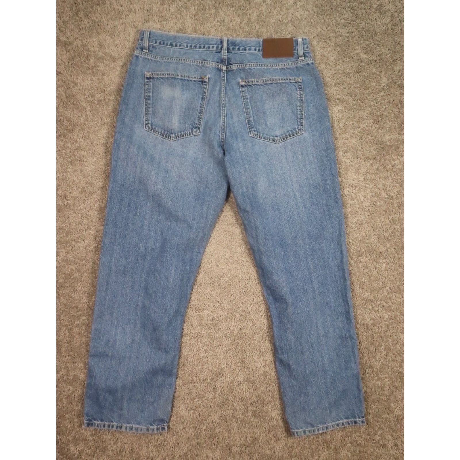 Tommy Hilfiger VINTAGE Tommy Hilfiger Jeans Mens 36x30 Straight 100% Cotton Medium Wash Denim Loose Fit Size US 36 / EU 52 - 2 Thumbnail