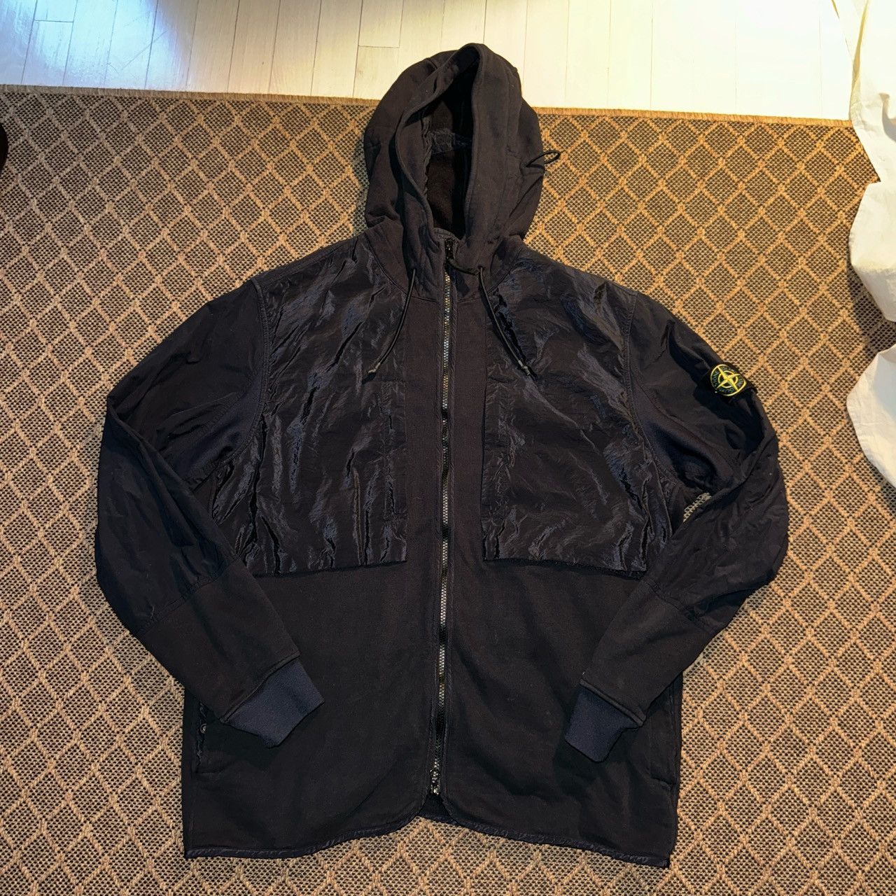 Image of Stone Island Jacket in Black, Men's (Size XL)