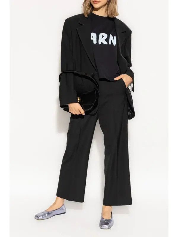 Marni o1w1db11125 Jacket in Black Size L / US 10 / IT 46 - 5 Thumbnail