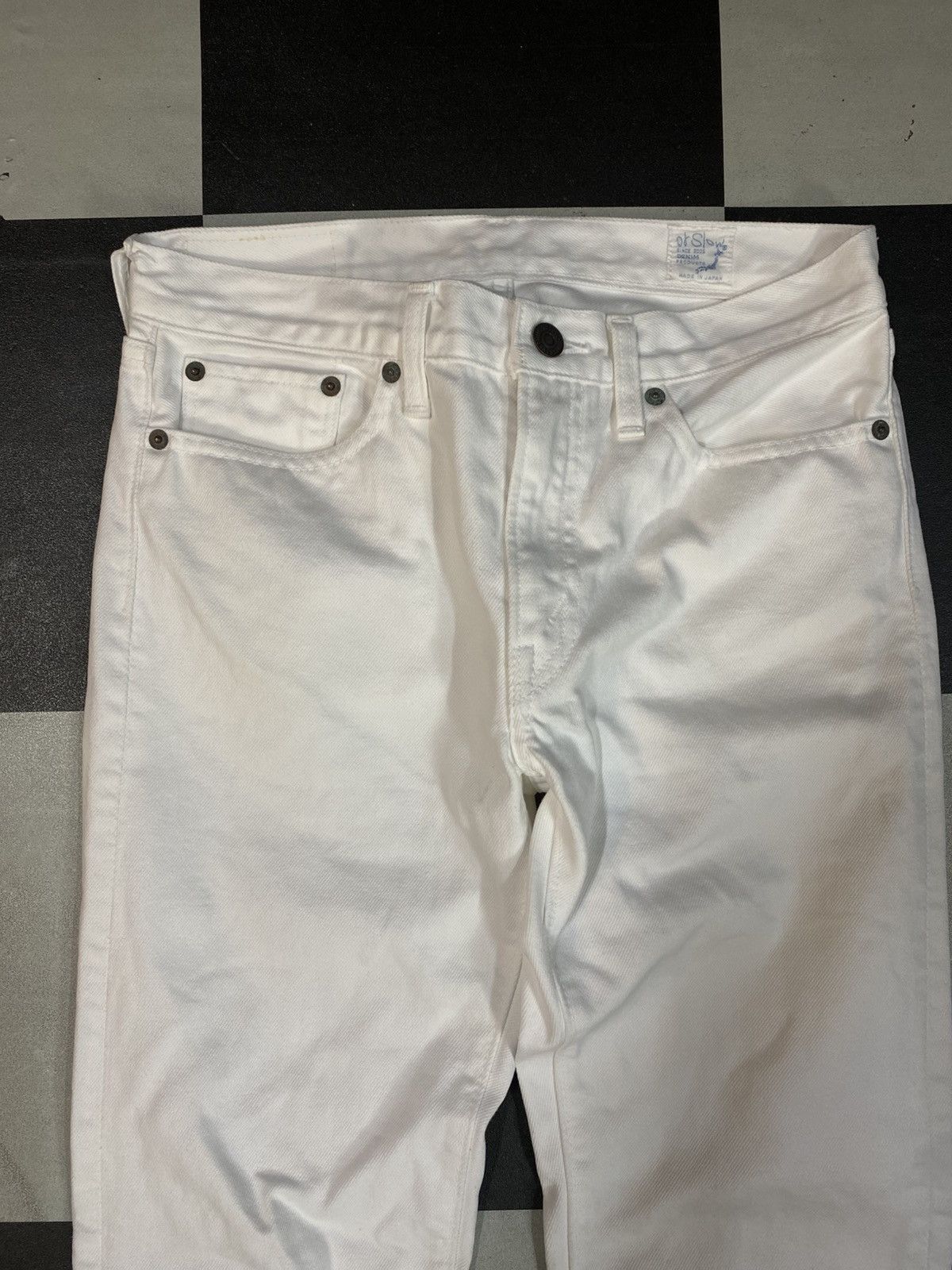 Orslow Orslow 107 Ivy Fit White Denim Jeans Size US 28 / EU 44 - 3 Thumbnail