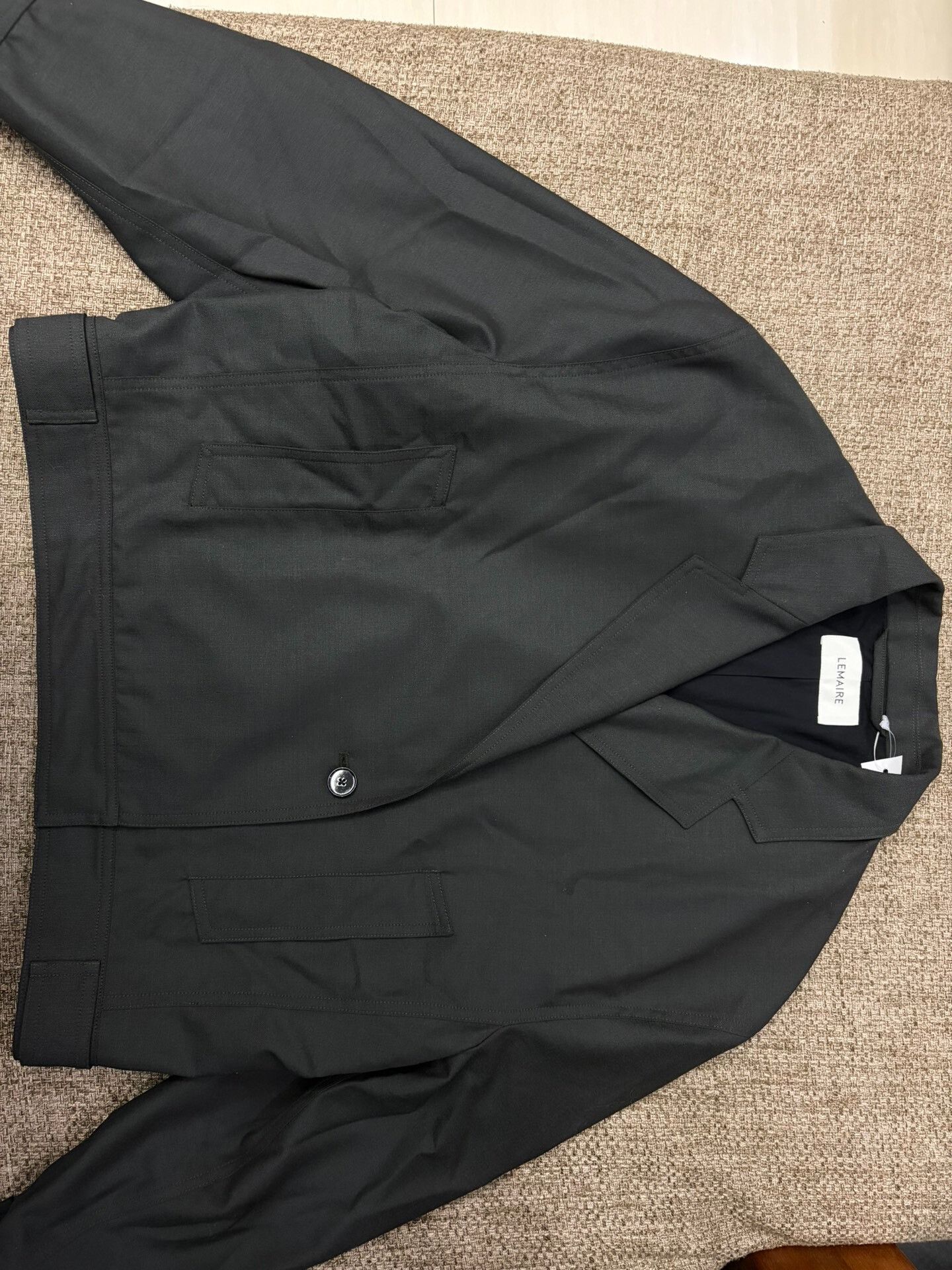 Lemaire Lemaire Short Jacket with Lapels Size US L / EU 52-54 / 3 - 1 Thumbnail