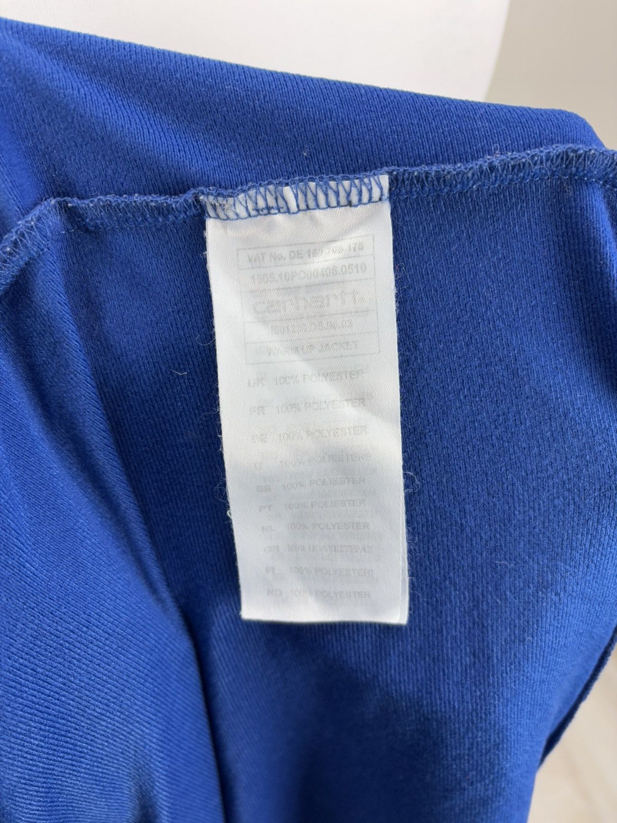 Carhartt Mens sweatshirt full zip Carhartt Size M Color Blue Size US M / EU 48-50 / 2 - 8 Thumbnail