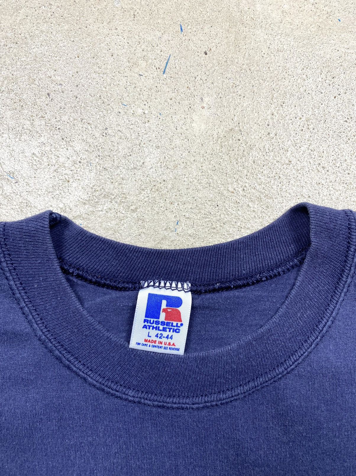 Russell Athletic Vintage 80-90’s Russell Athletic USA American Flag T Shirt Size US L / EU 52-54 / 3 - 6 Thumbnail