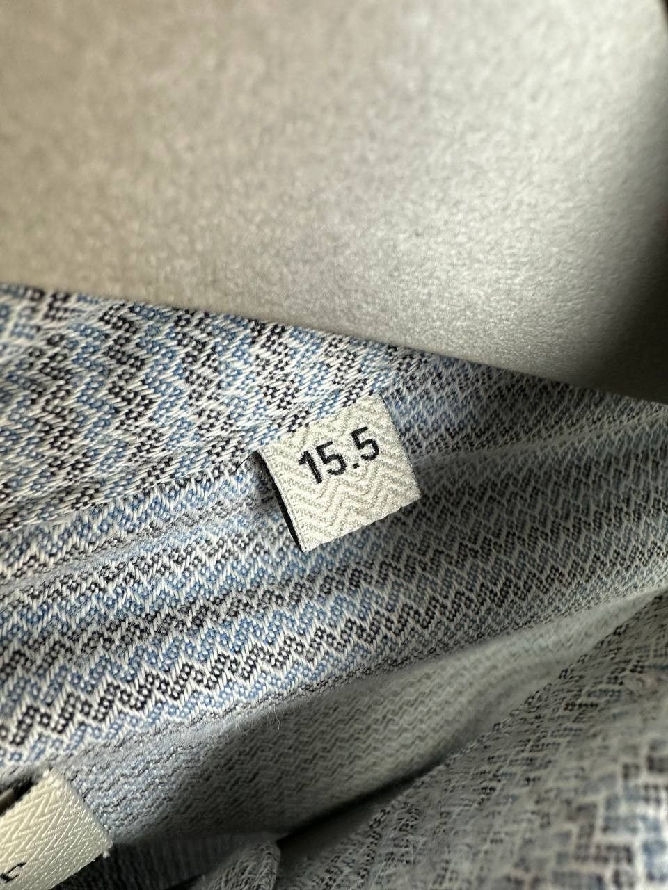 Oliver Spencer Oliver Spencer Zigzag Textured Cotton Shirt Button Up LS Size US L / EU 52-54 / 3 - 13 Thumbnail