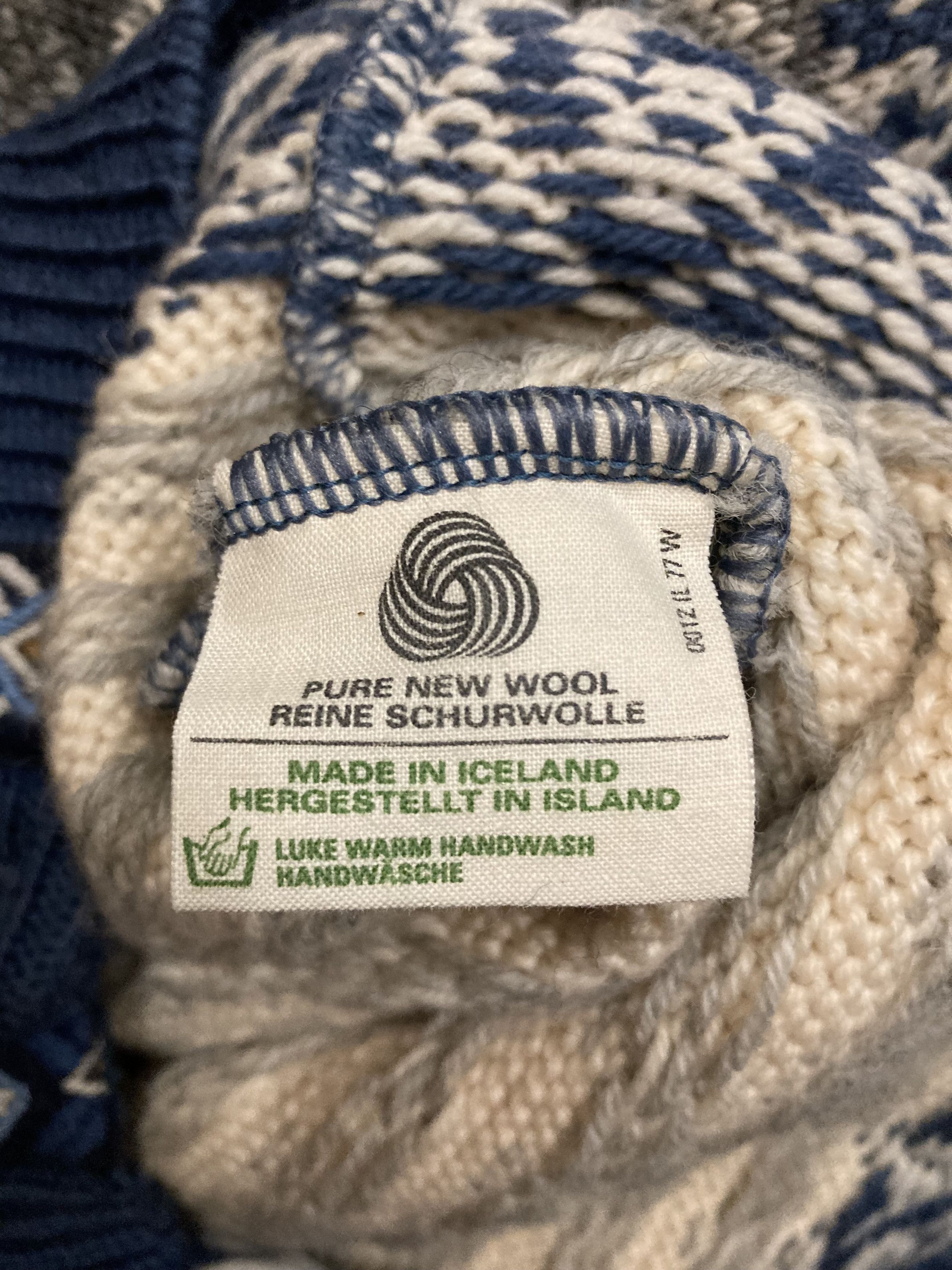 Dale Of Norway Vintage Cardigan 100% Pure Wool Knitted Icelandic Woolen Size M / US 6-8 / IT 42-44 - 6 Thumbnail