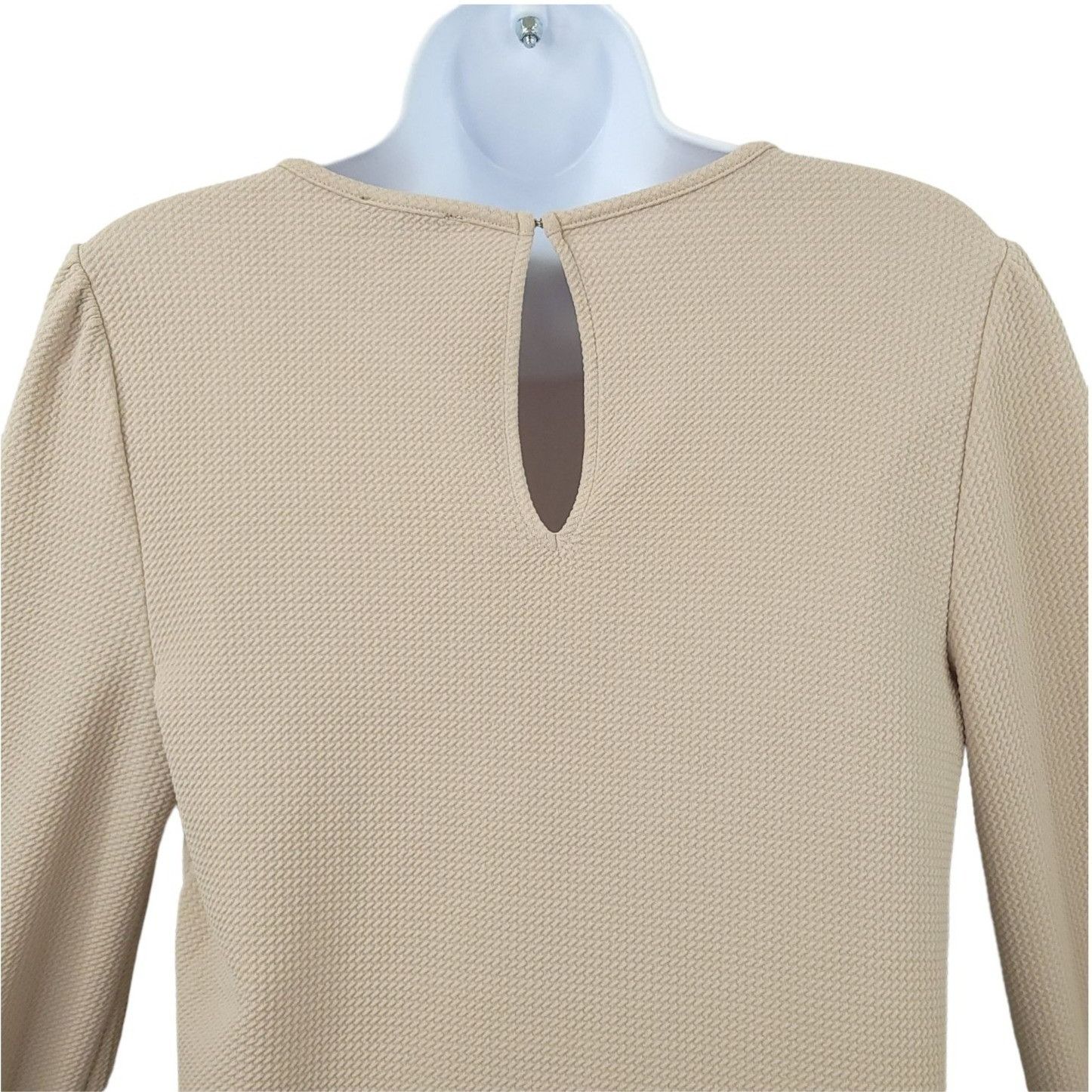 Express Express Top Womens M Waffle Textured Knit Fairycore Coquette Size M / US 6-8 / IT 42-44 - 7 Thumbnail
